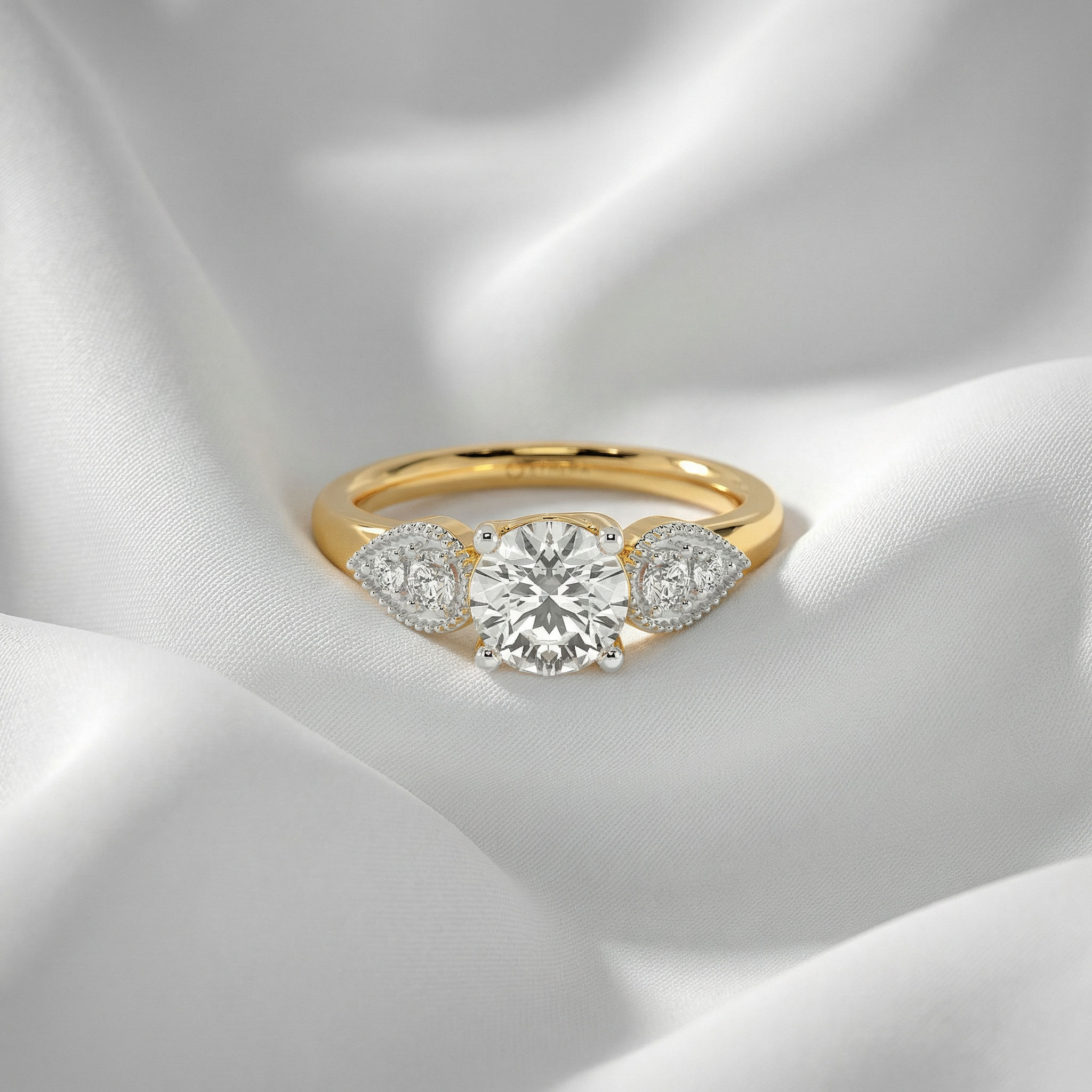 Nature’s Touch Solitaire Ring 2
