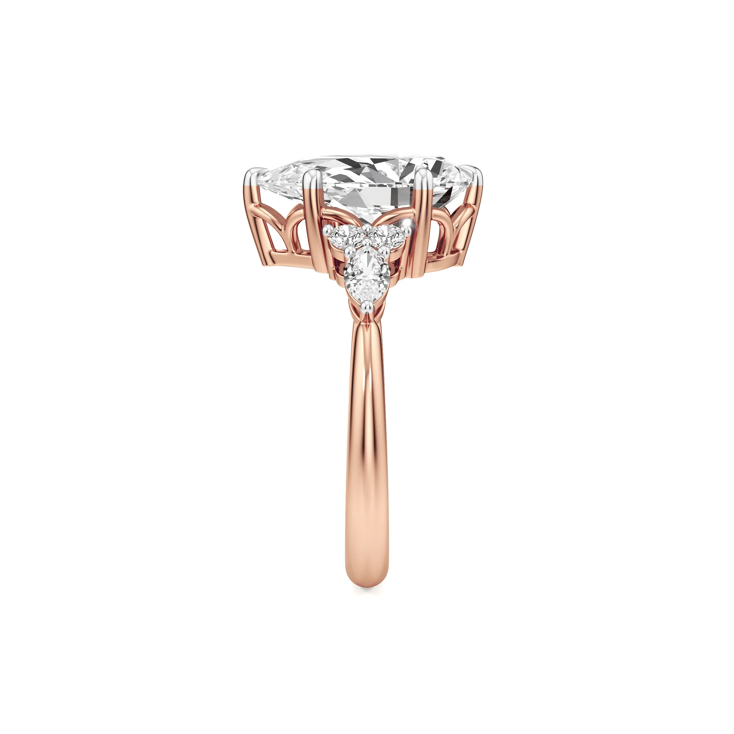 Luminaria Pear Cocktail Ring 18