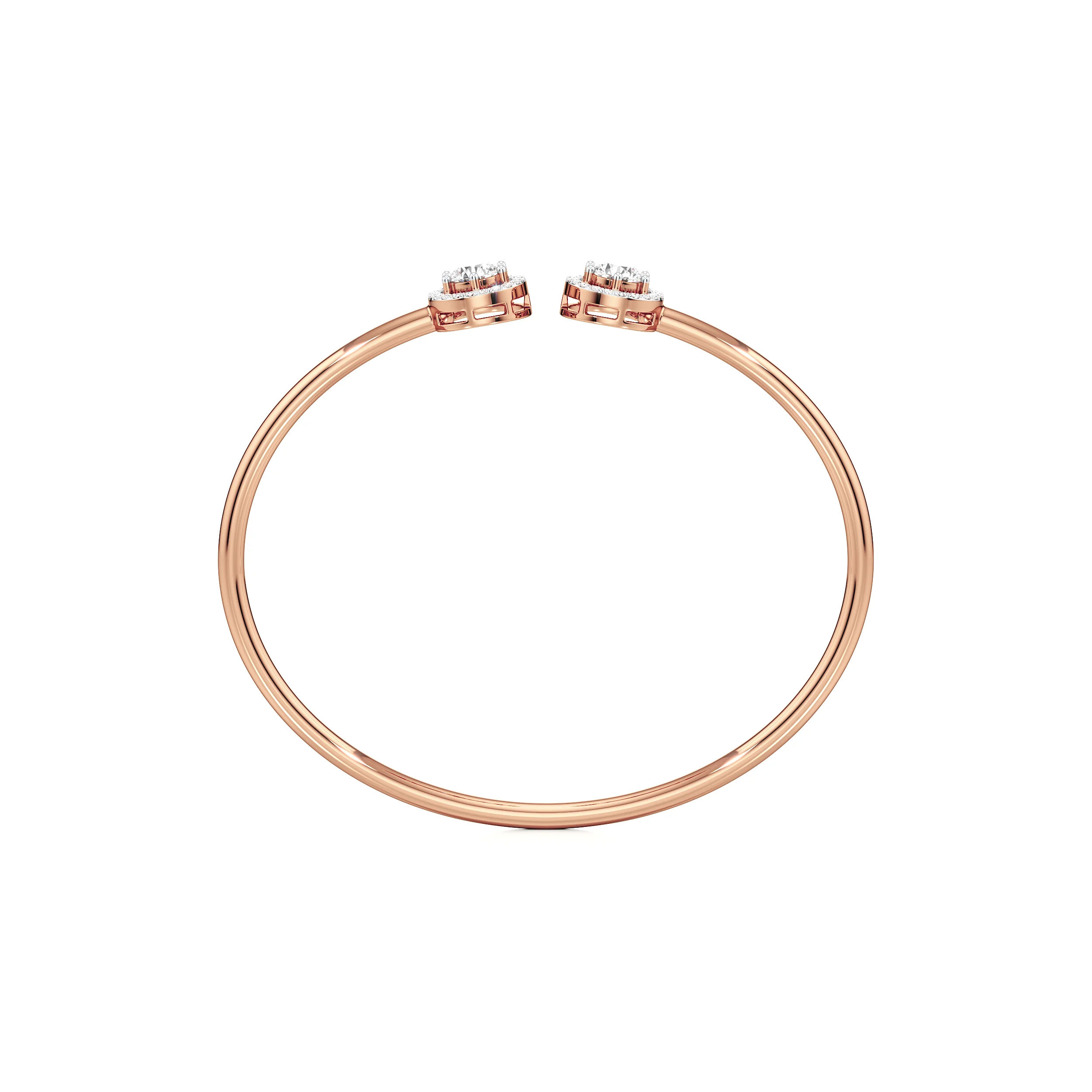 Pear Glimmer Open Top Bracelet 8