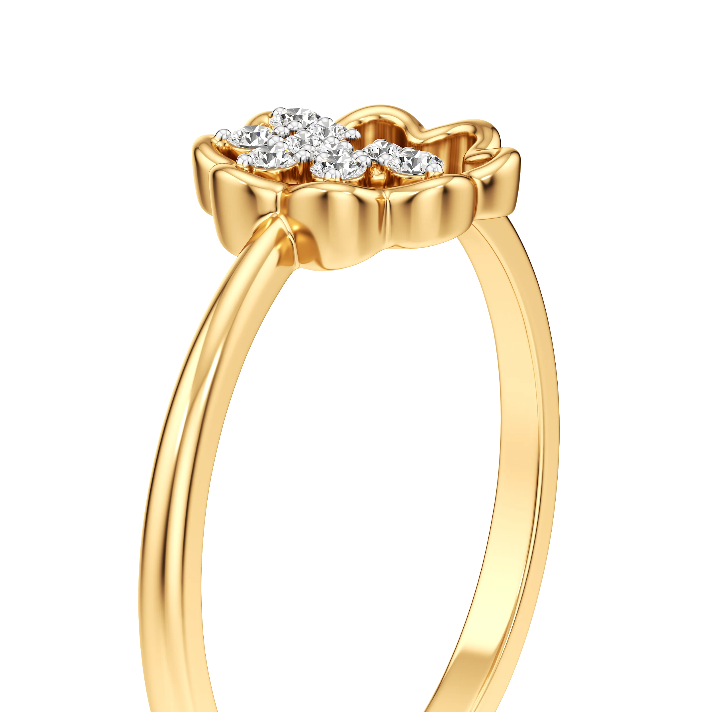 Flutter Bloom Diamond Ring 7