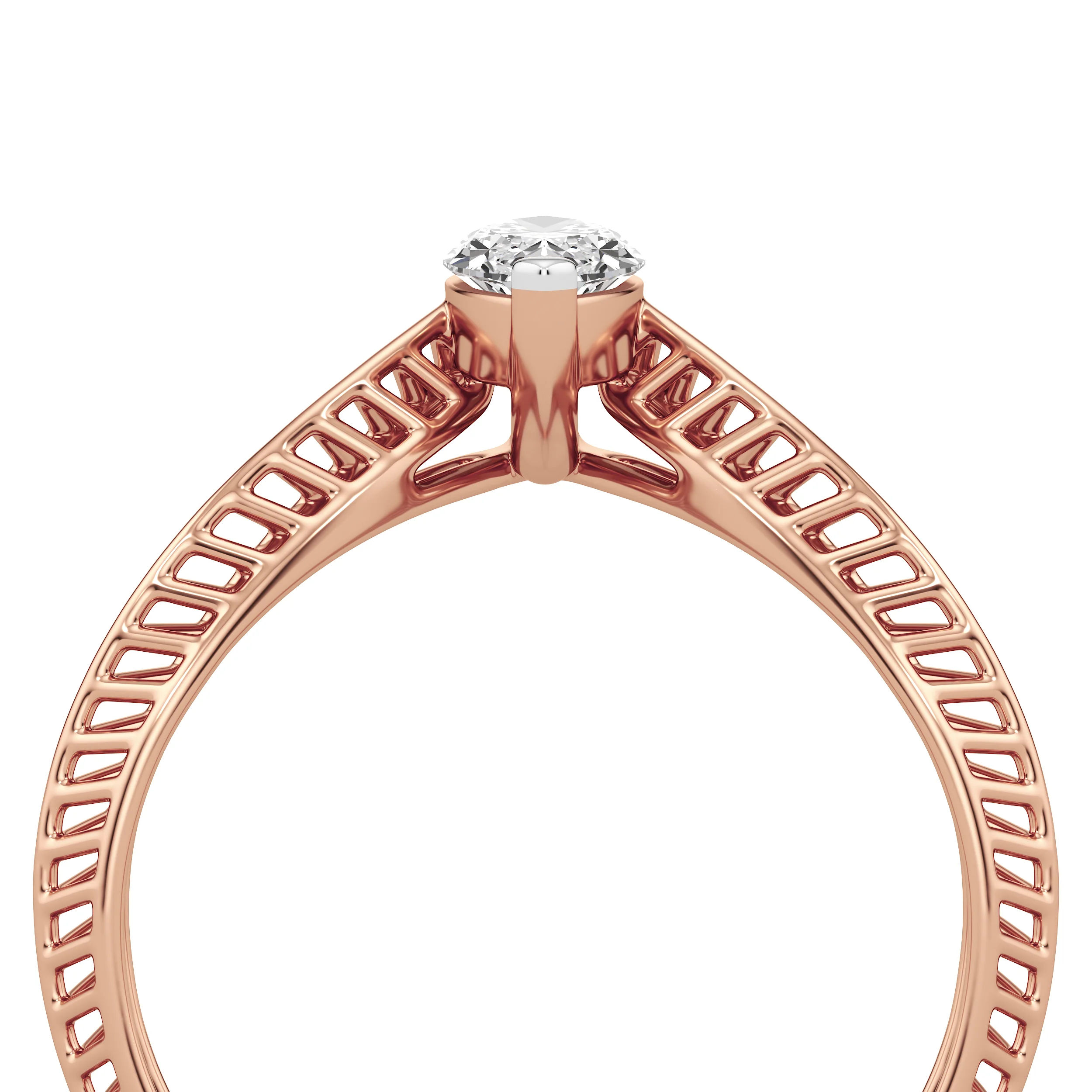 Marquise Flow Diamond Ring 17