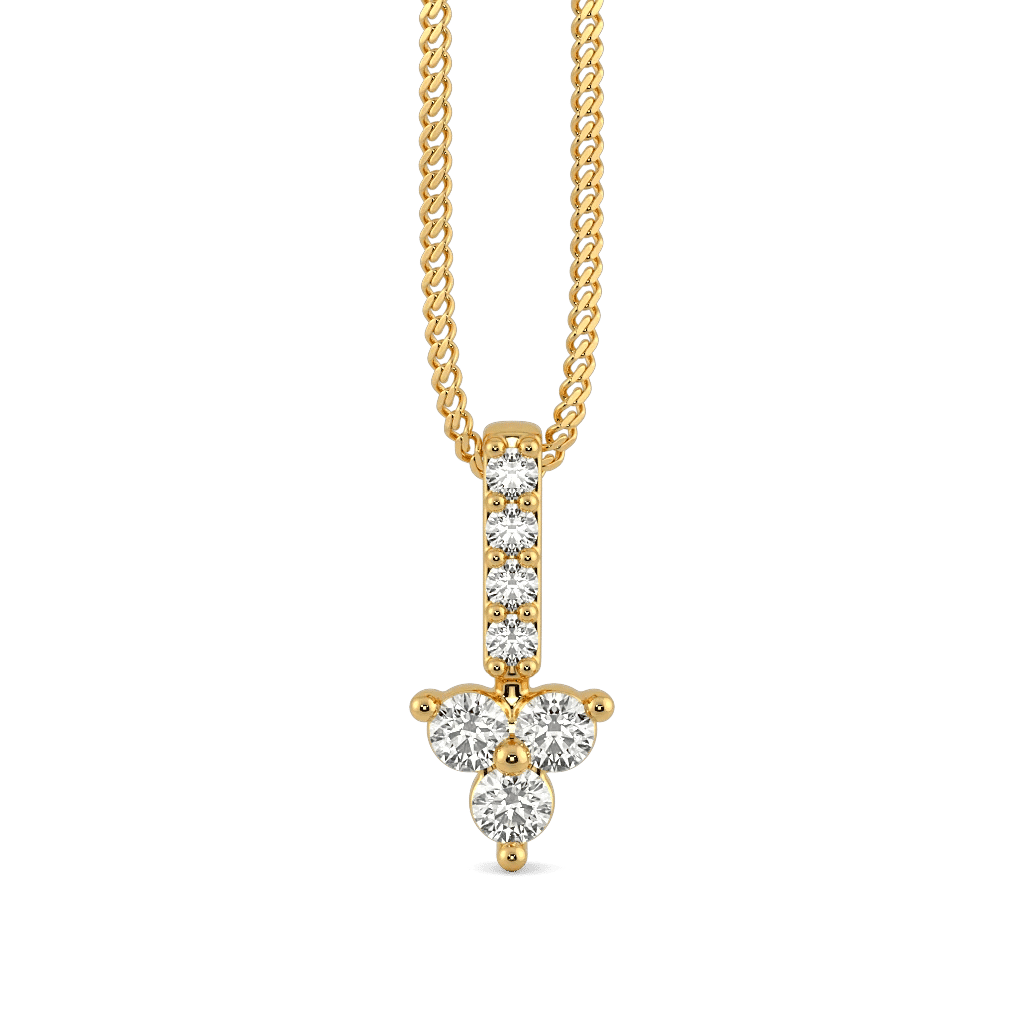 Trio Dropline Charm Pendant 3