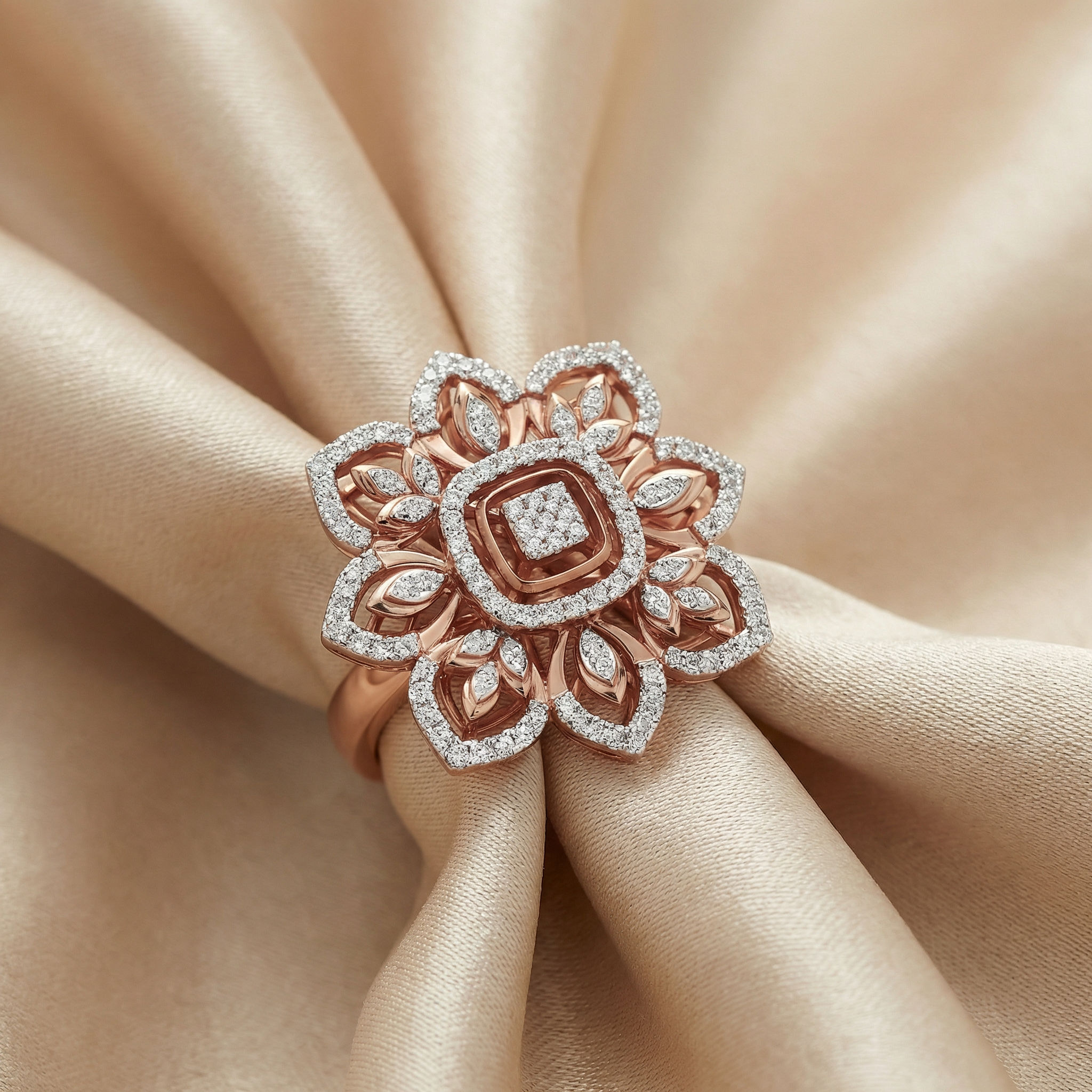 Lustre Petal Grande Ring 2