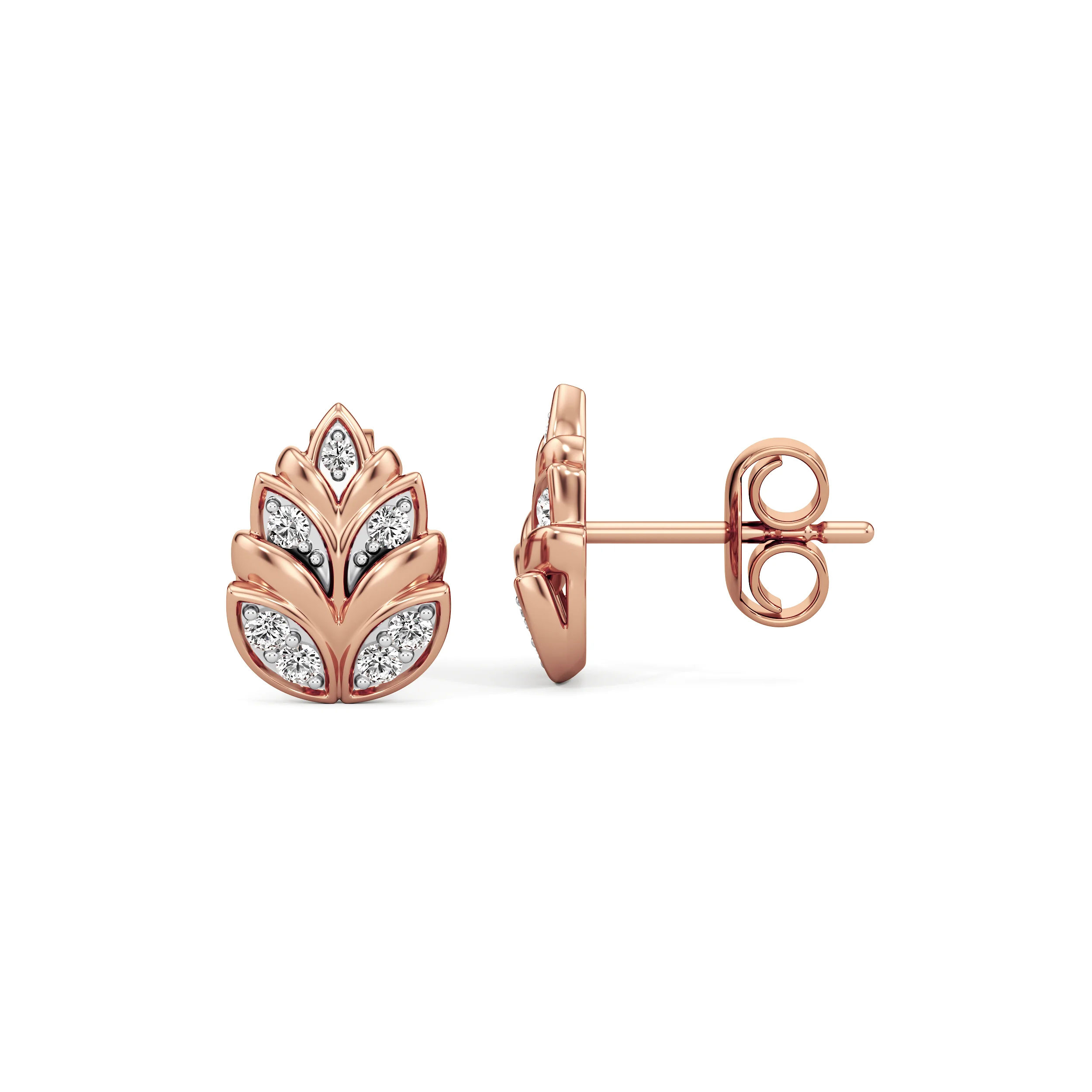 Lustre Bloom Diamond Studs 5