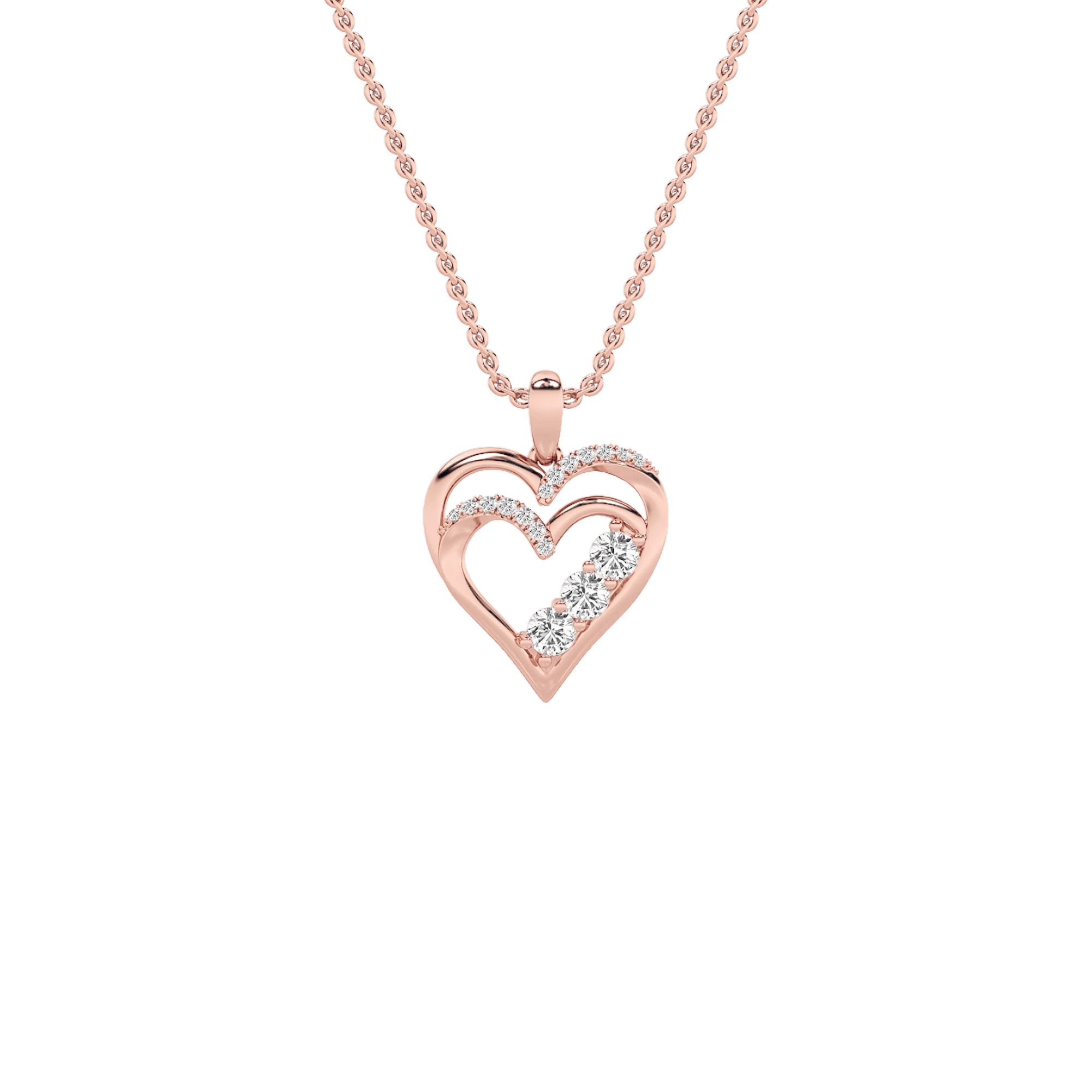 Hearts Entwine Pendant 14