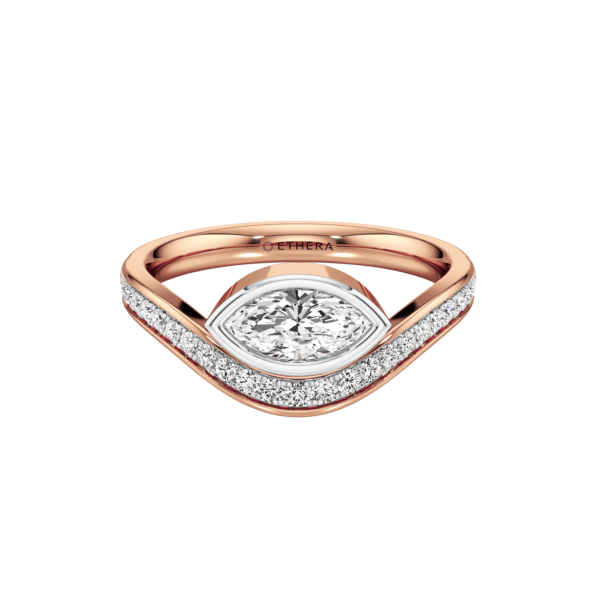 Marquise Elegance Solitaire Ring 12