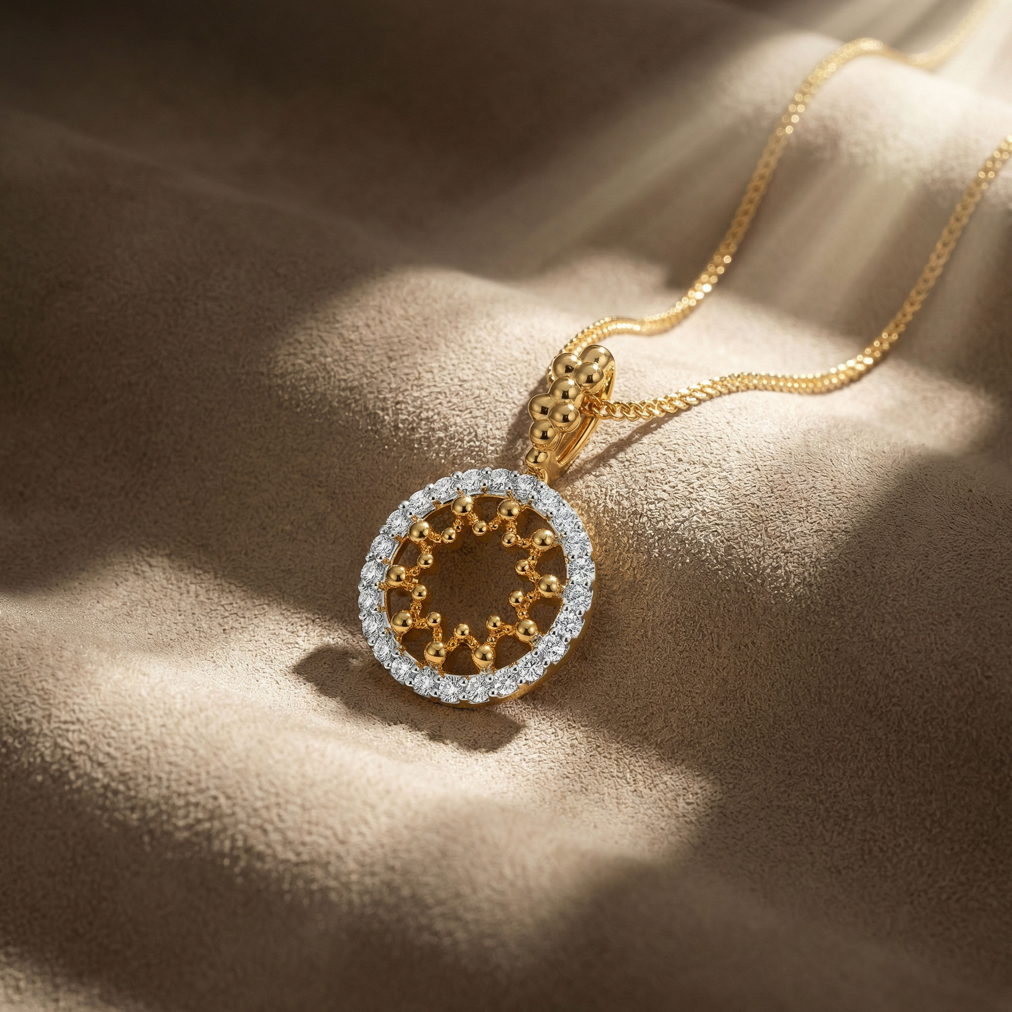 Golden Grane Pendant 2
