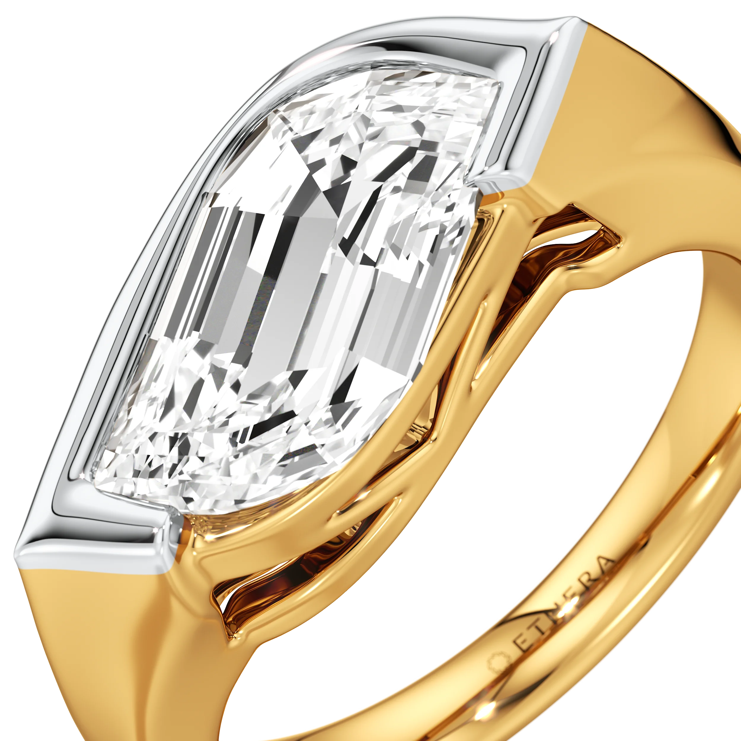 Chiseled Brilliance Solitaire Ring 4