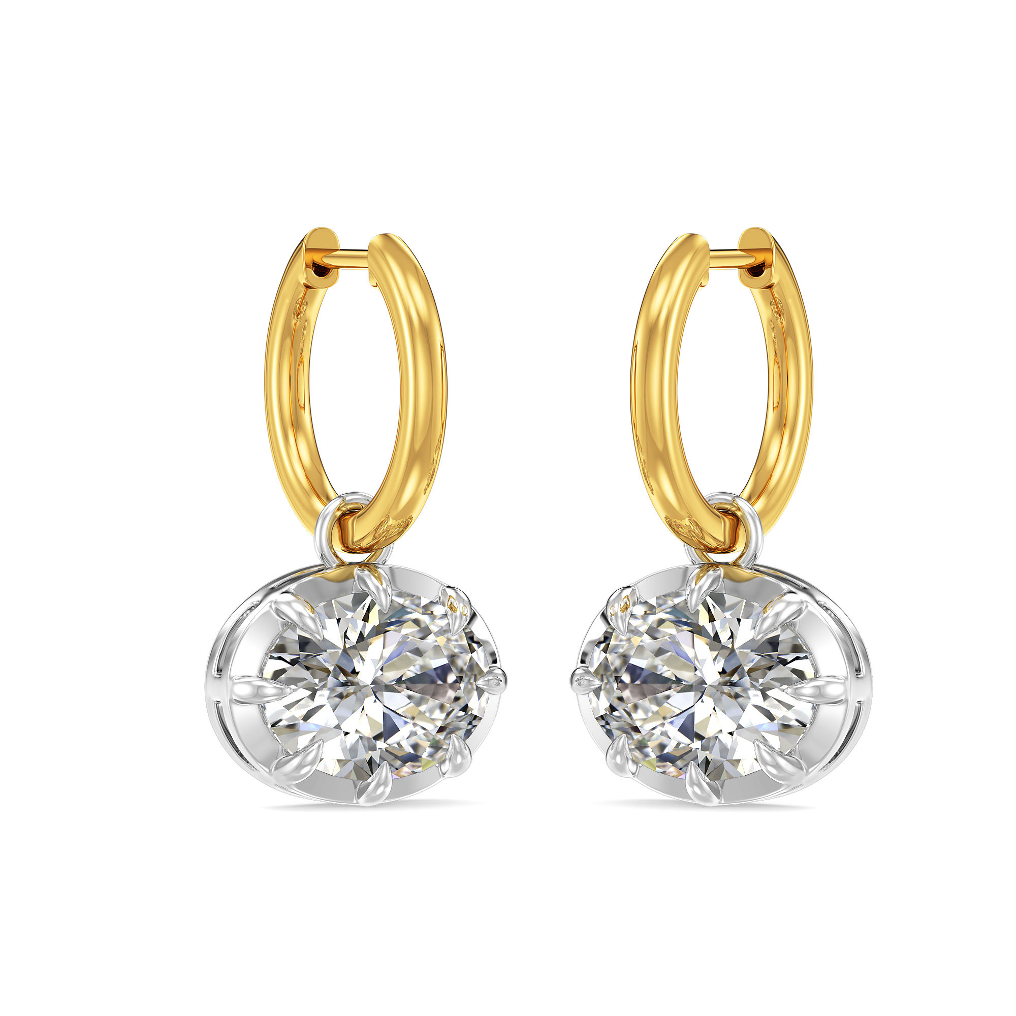 Sonam's Tri-Carat Statement Hoops