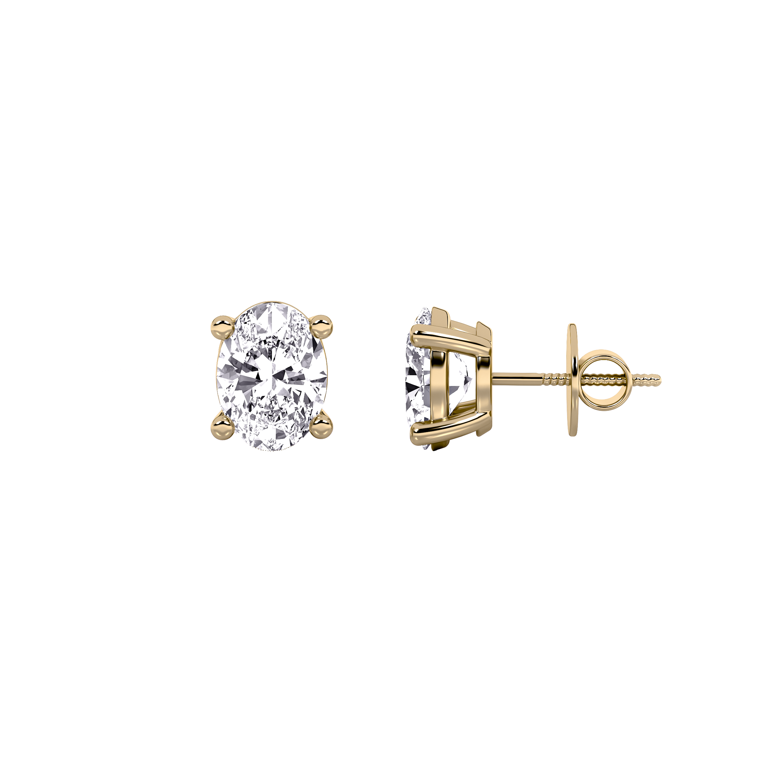 Sierra Solitaire Emerald Earrings 8