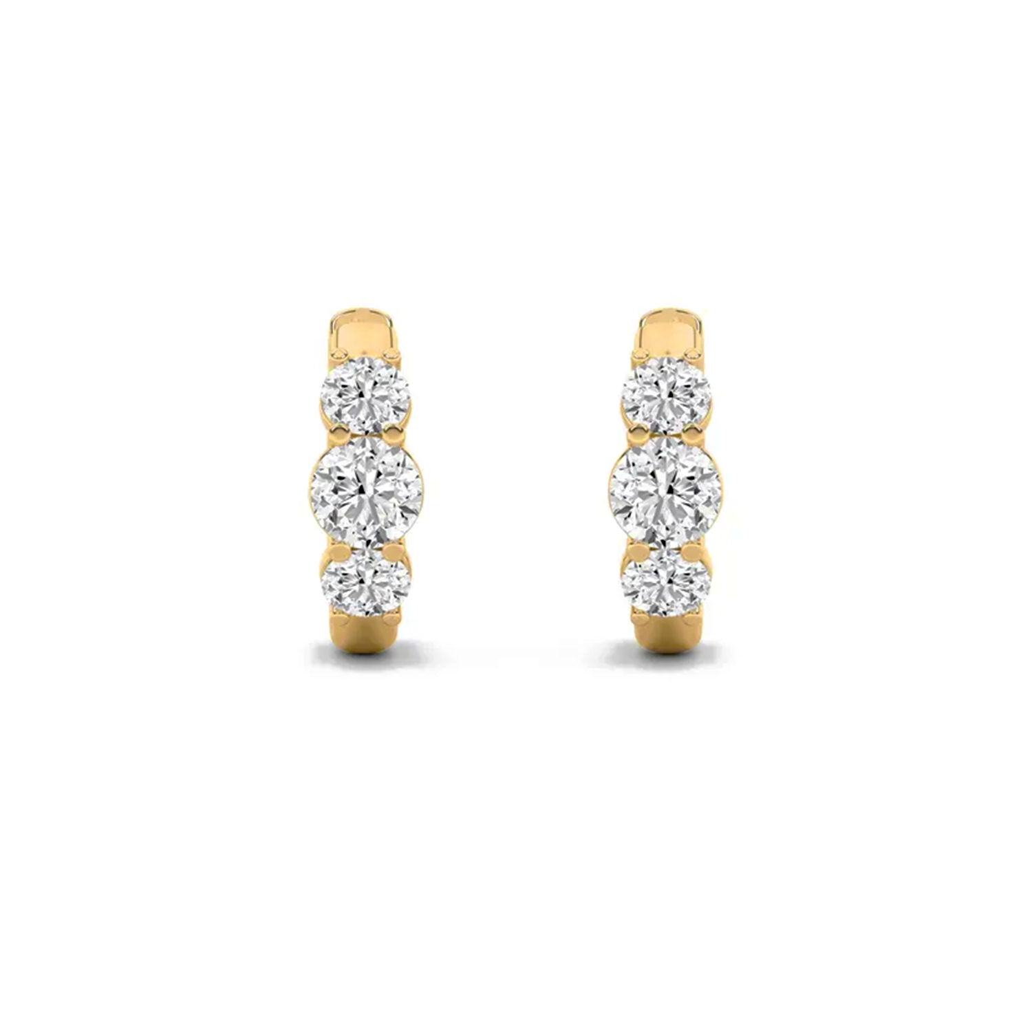 Gleaming Trio Bali Earrings 3