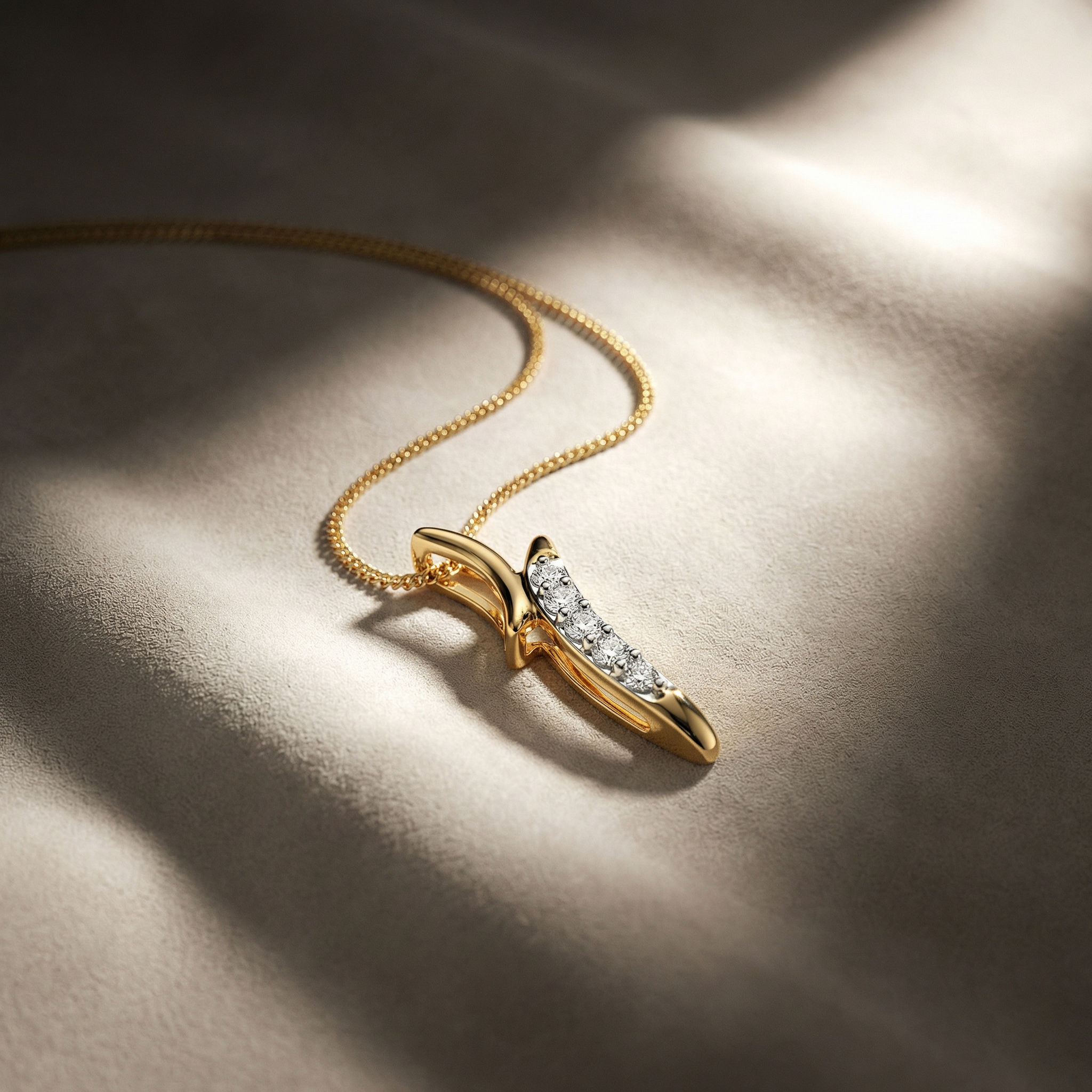 Astra Diamond Pendant And Earrings 2