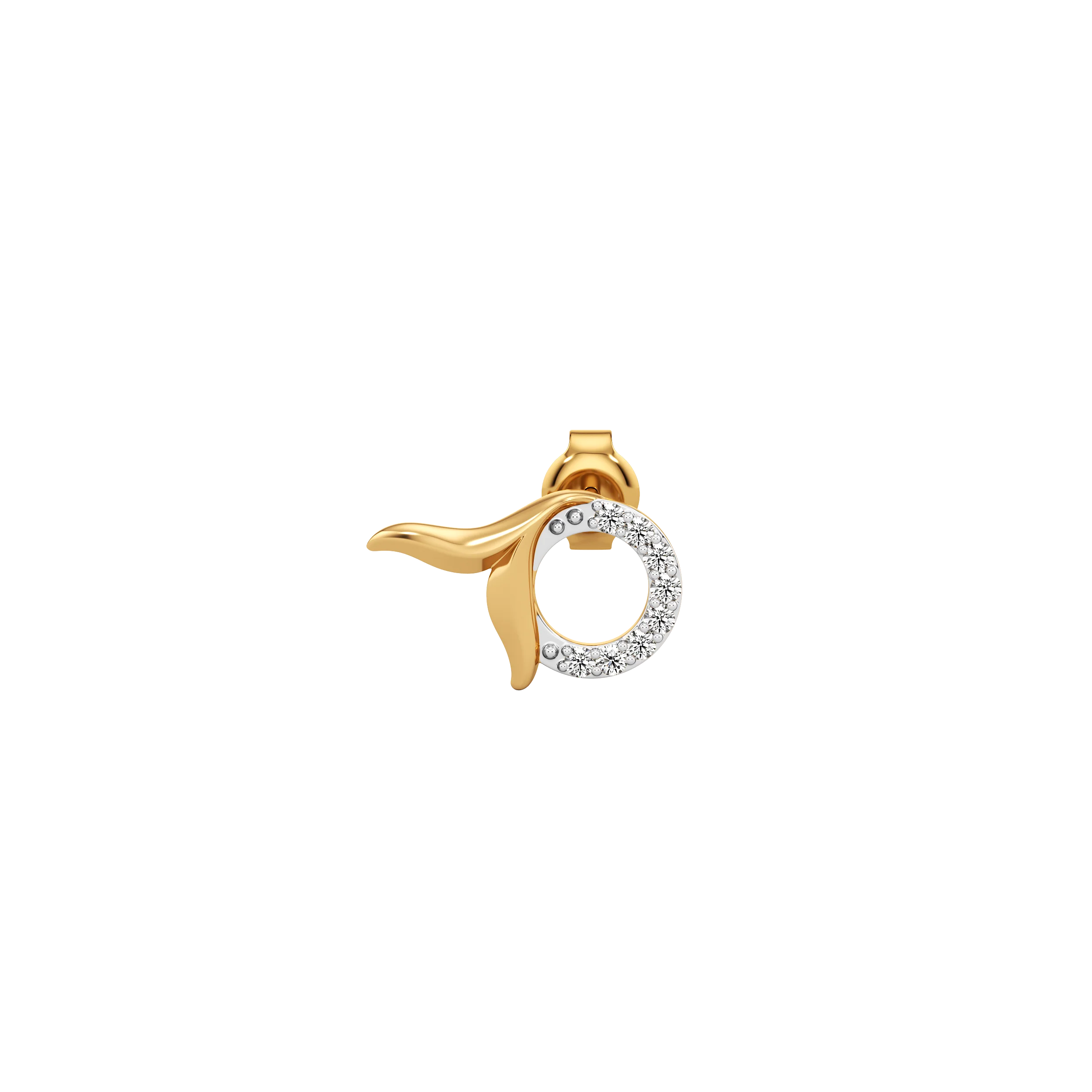 OceanWhirl Diamond Studs 1