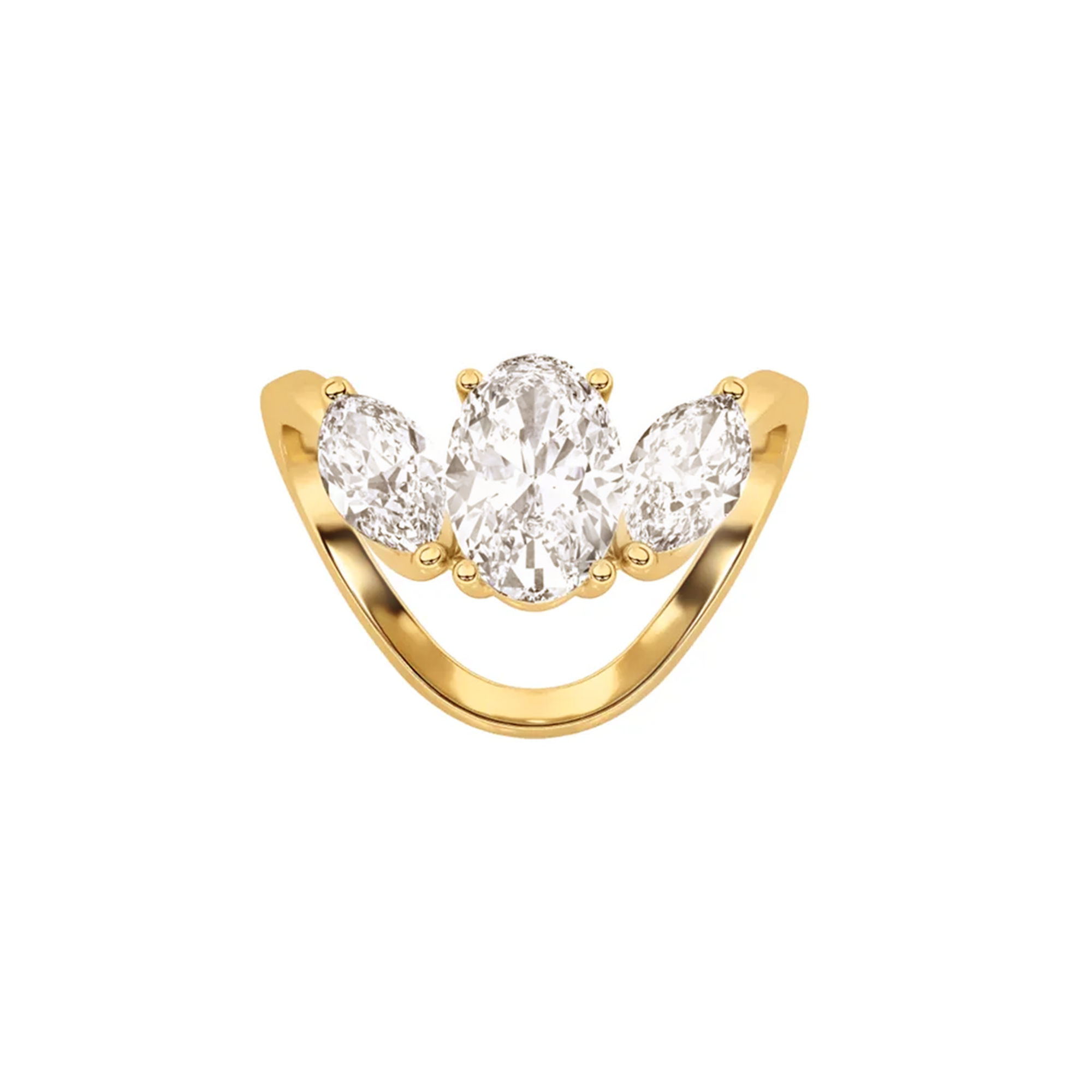 Graceful Curve Vanki Ring 0