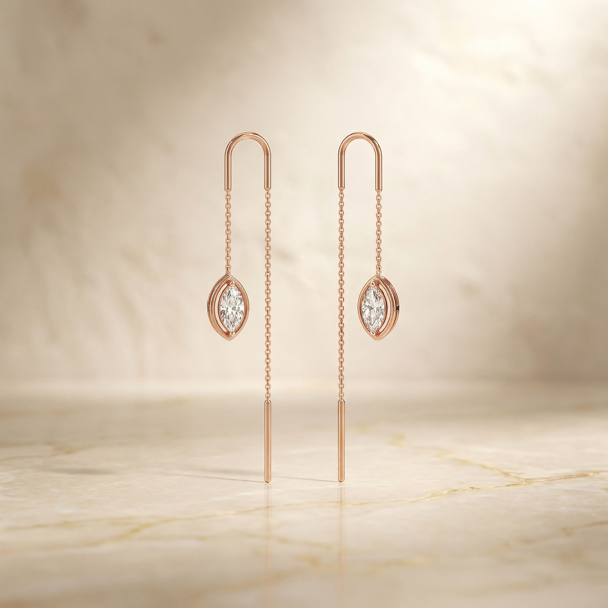 The Elara Threader Earrings 2