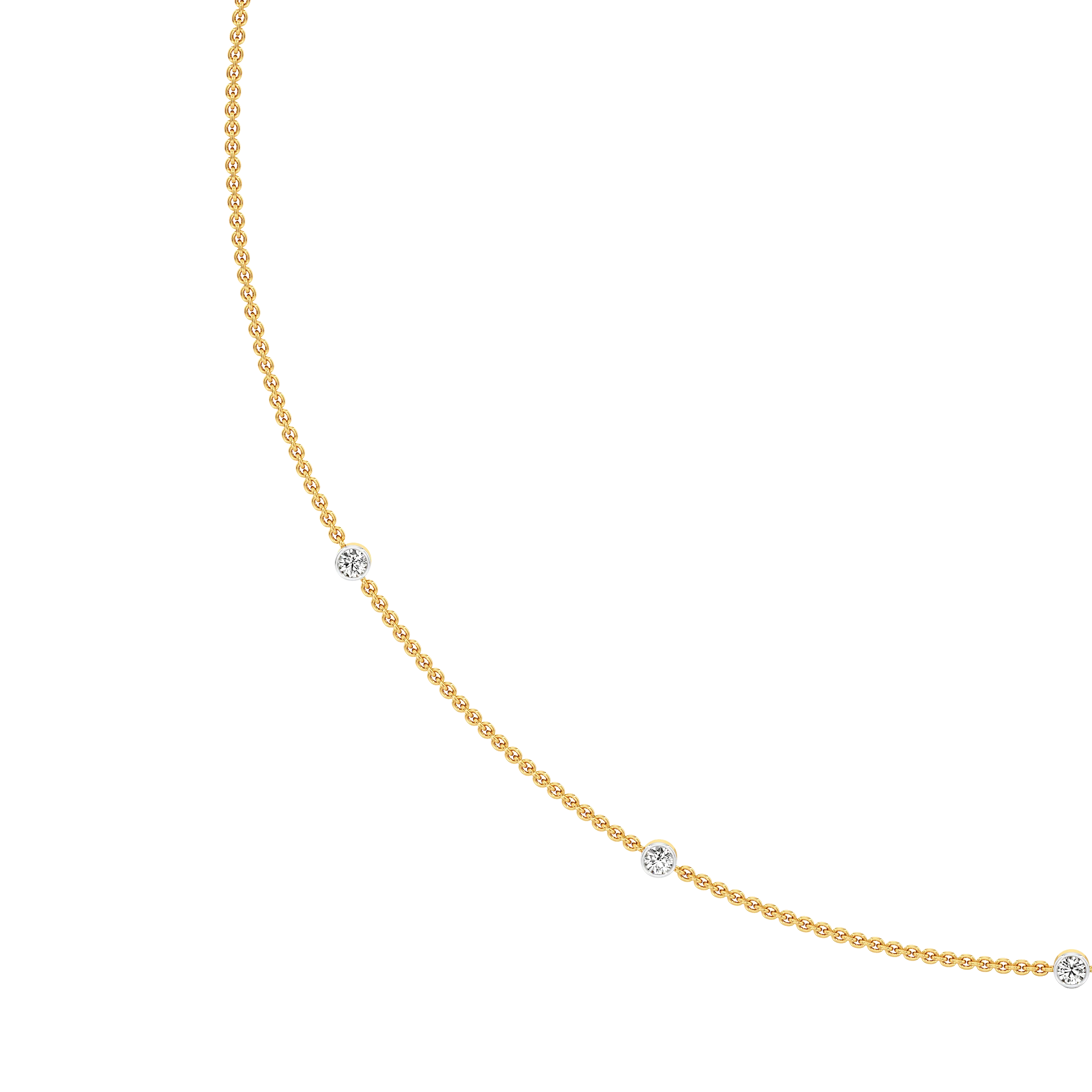 Twilight Twinkle Diamond By Yard Necklace hover