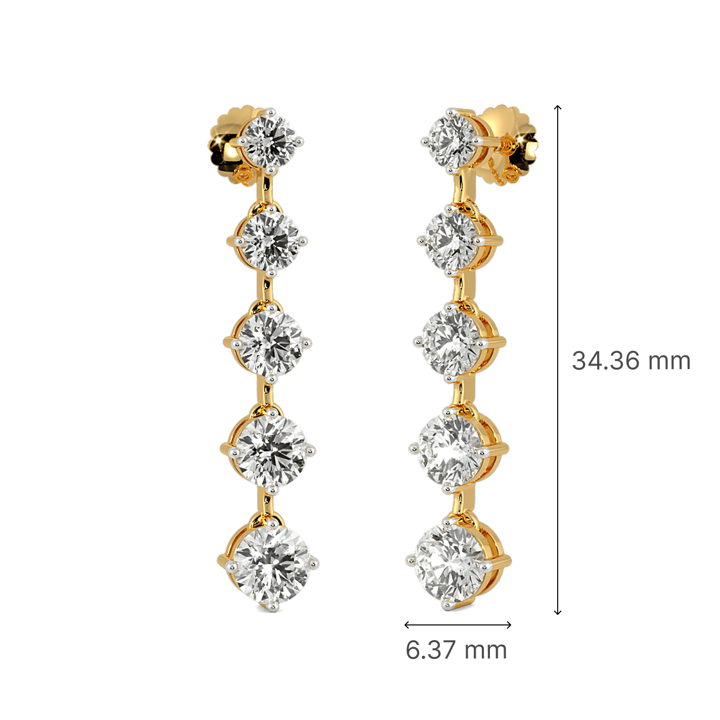 Airy Elegance Drop Earrings 4