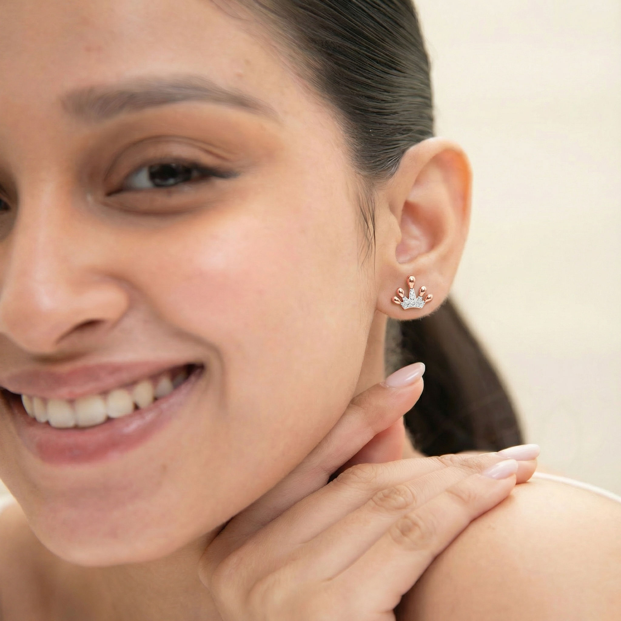 Crownlet Diamond Studs 1