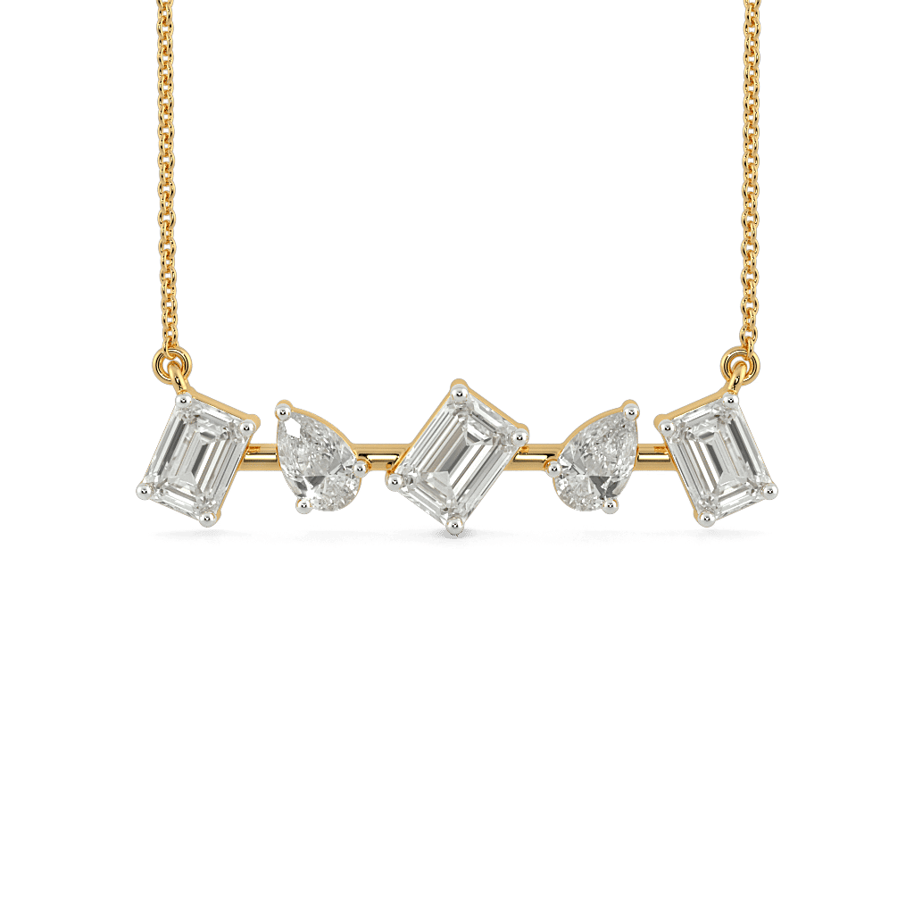 Gem Sway Bar Necklace 2