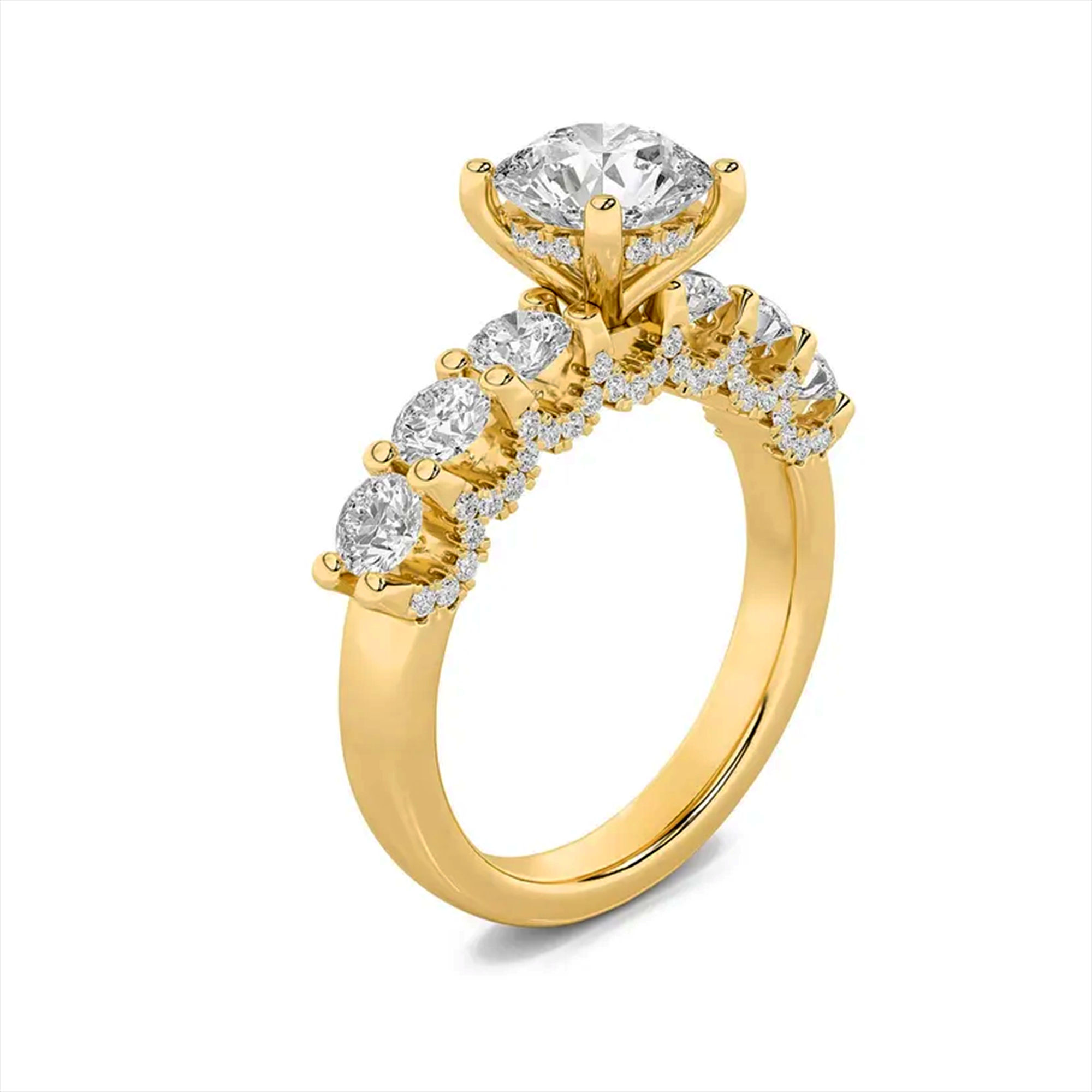 Eclipsed Radiance Bridal Ring Set 3