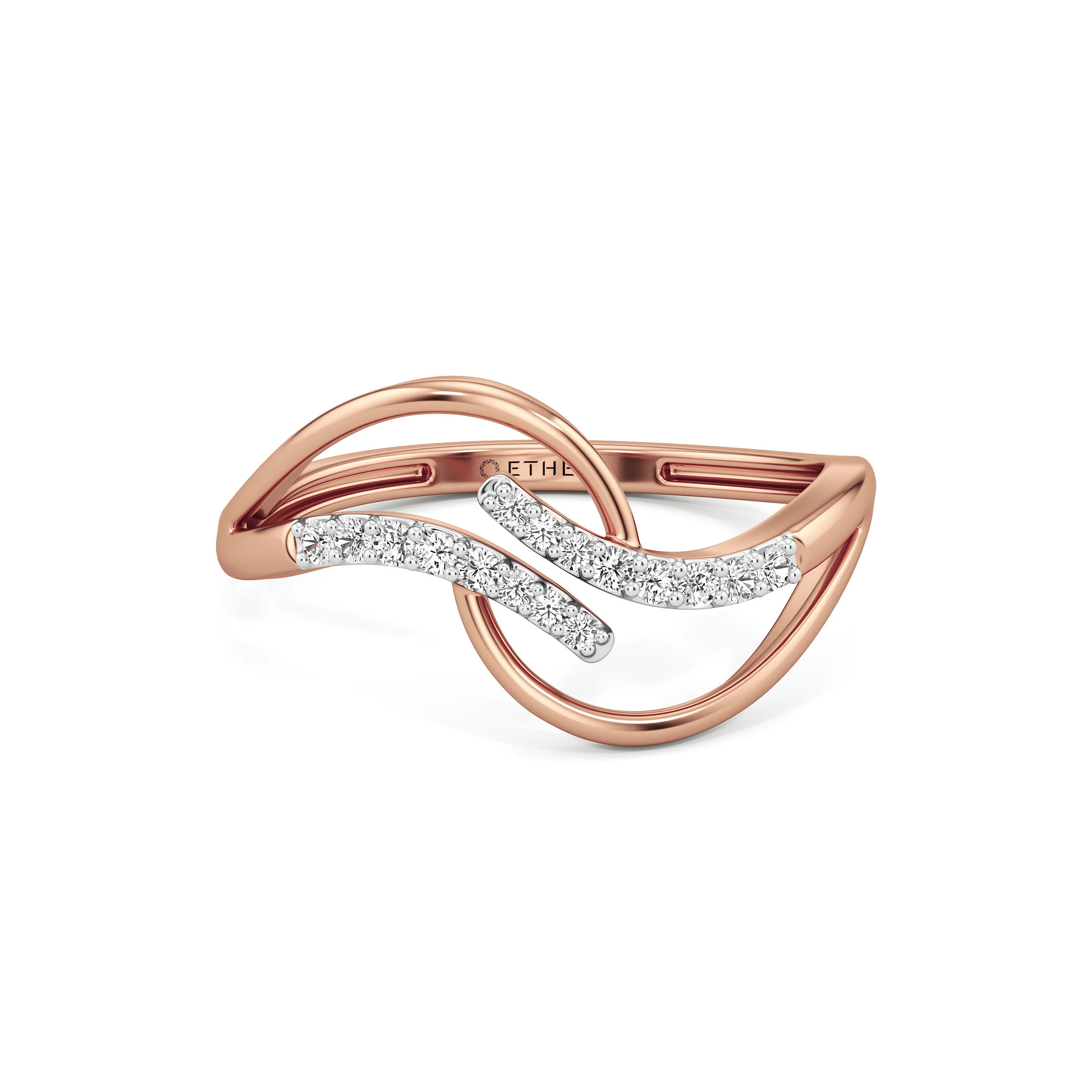 Infinity Flow Diamond Ring 13