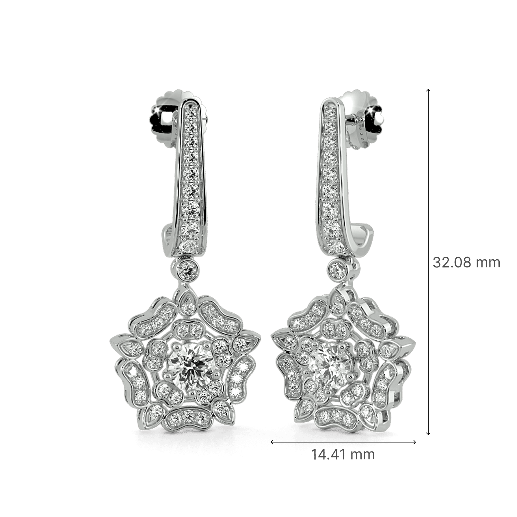 Bouquet Bliss Hoop Earrings 4