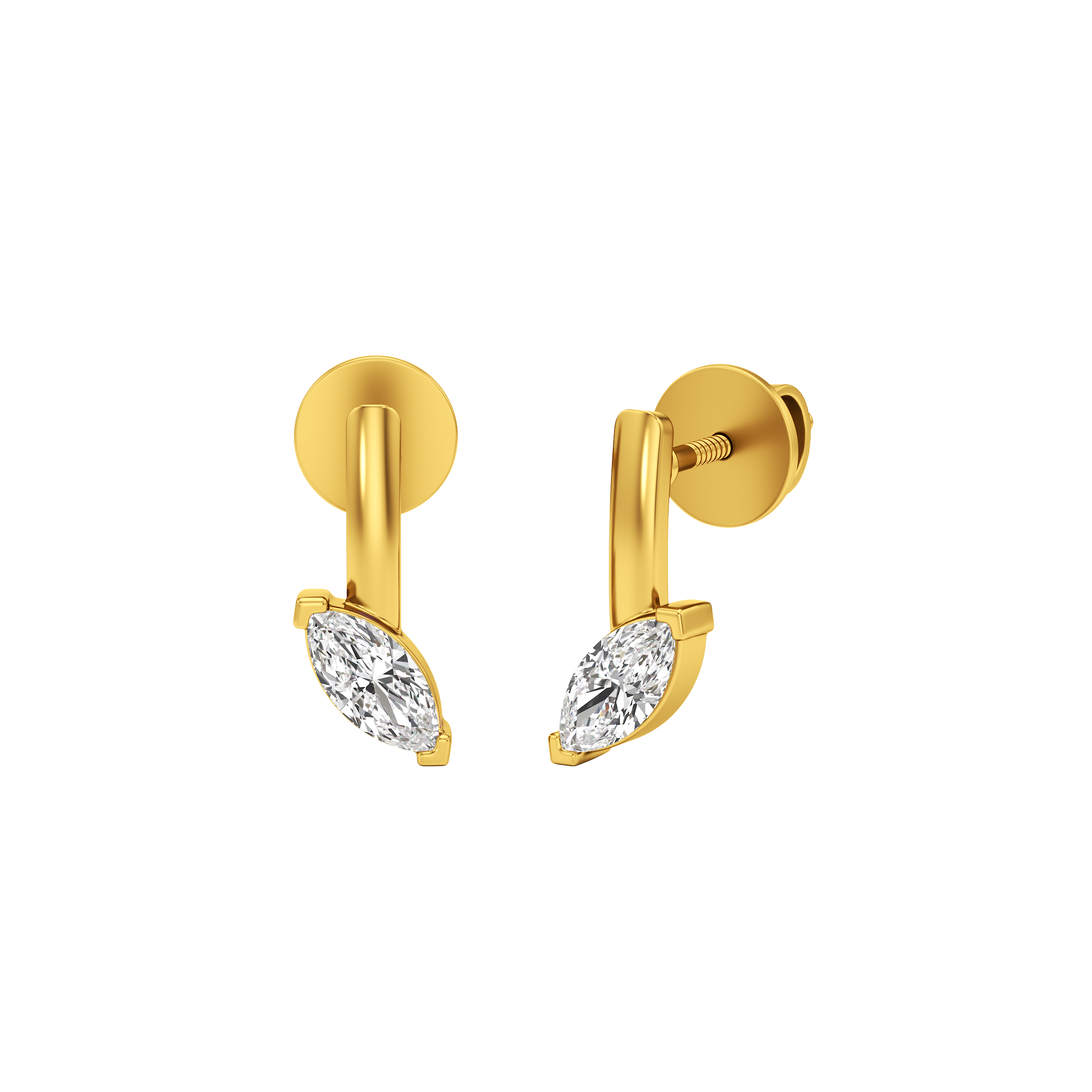 Marquise Dot Studs 0