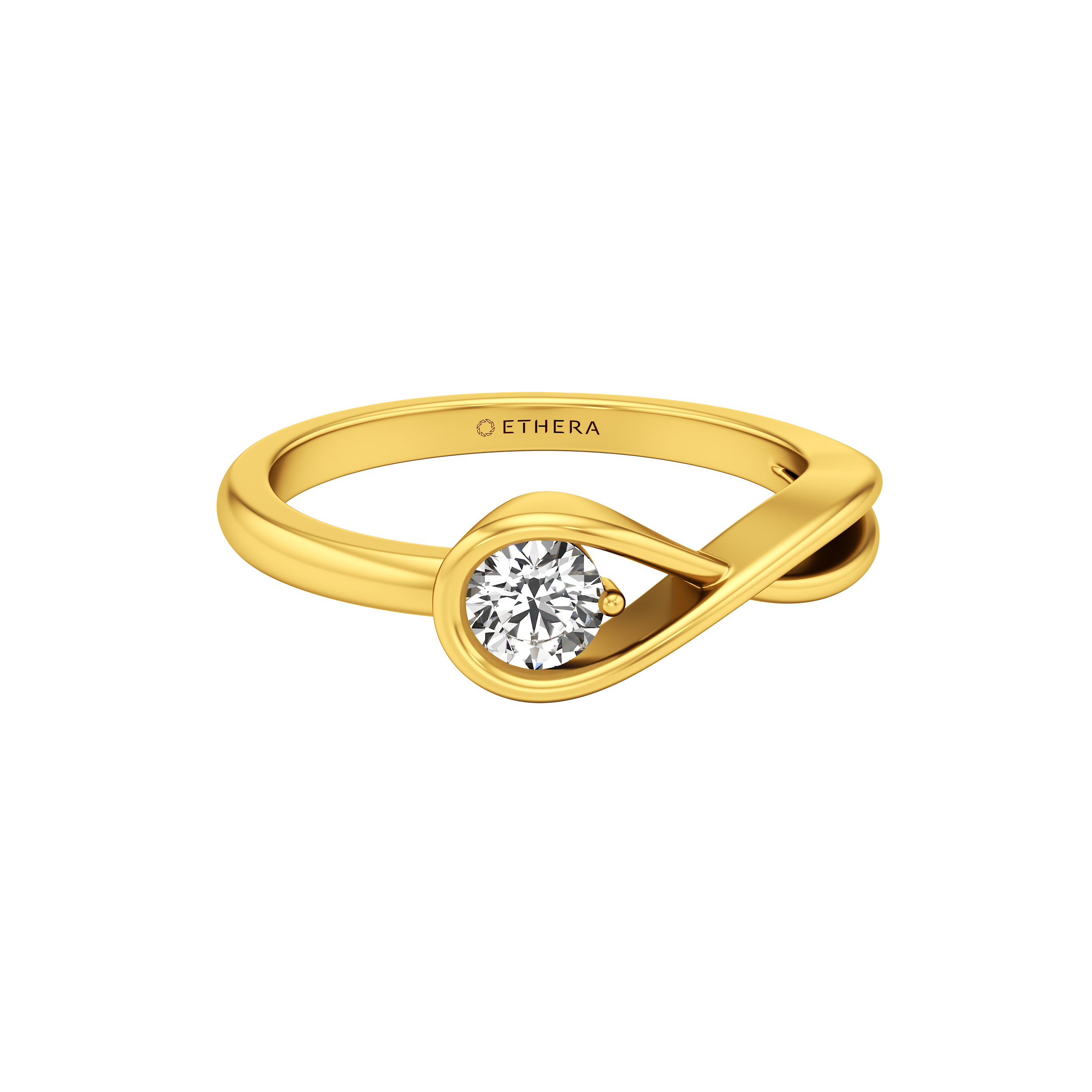 Wrapset Solitaire Ring 0