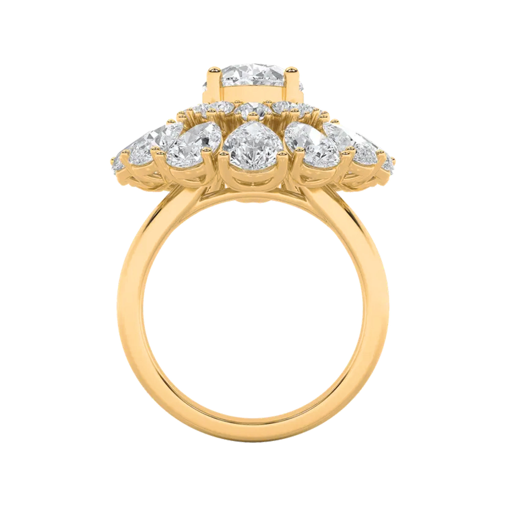 Floral Fusion Cocktail Ring 3