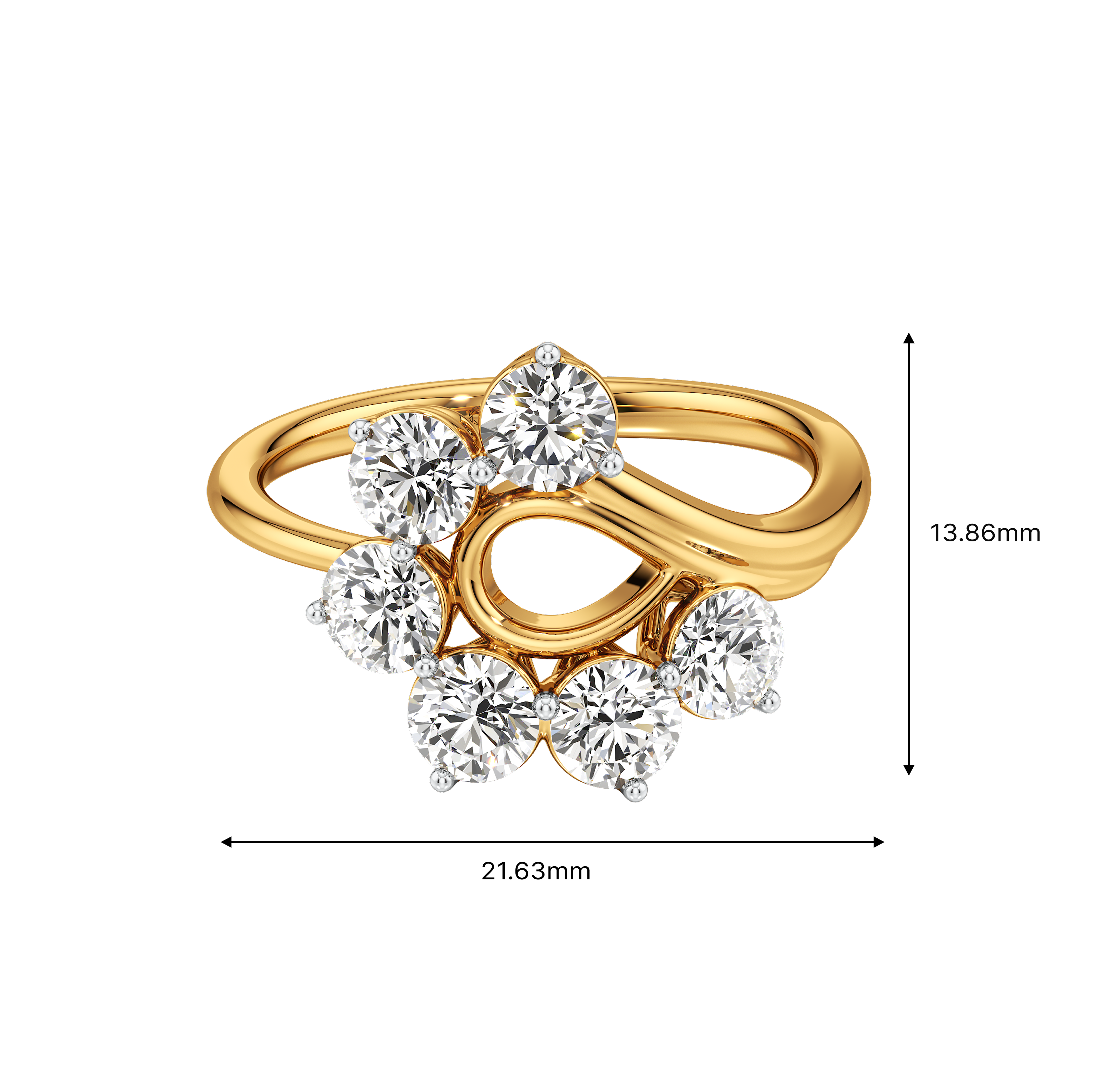 Whirl Bloom Ring 6
