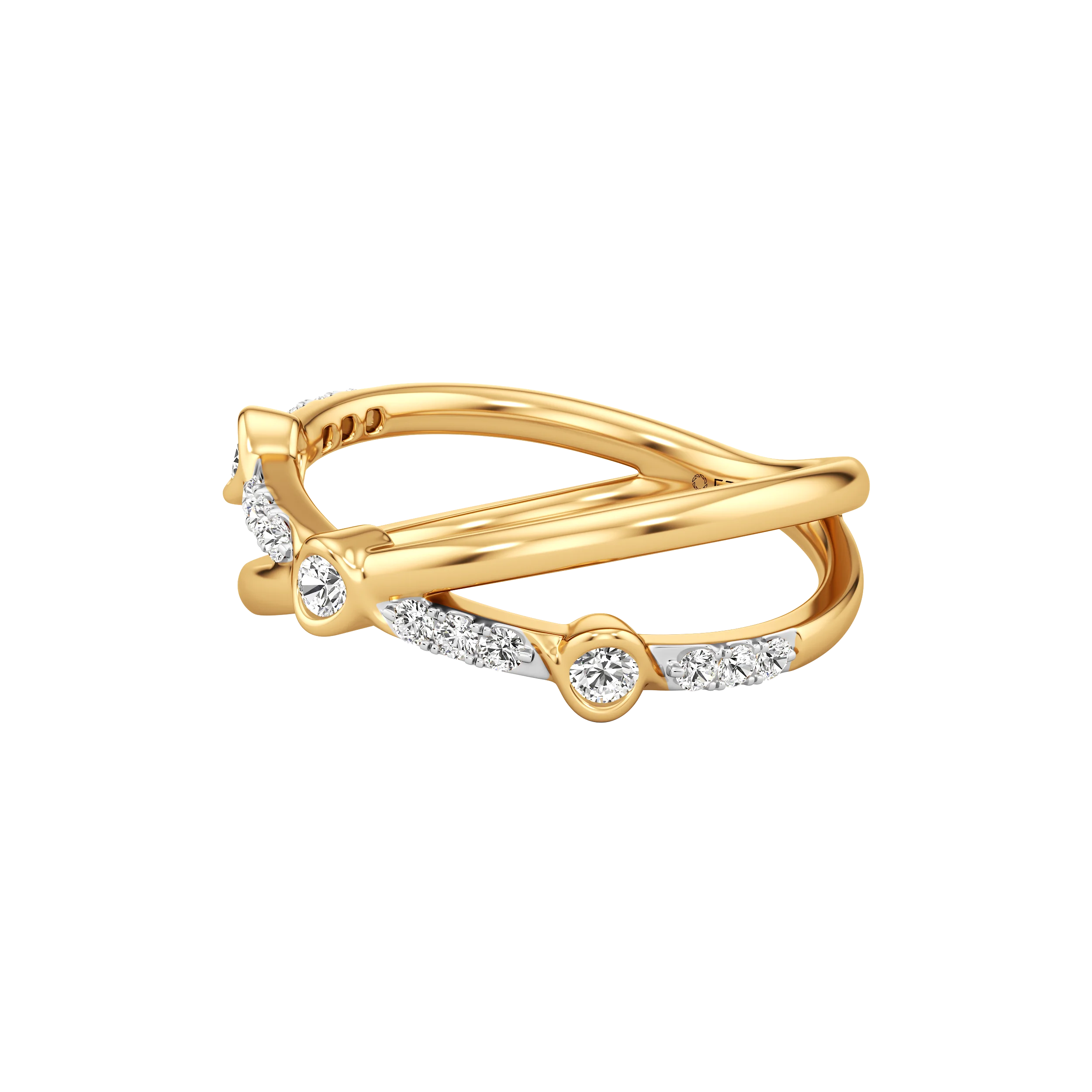 Twine Gleam Diamond Ring 4