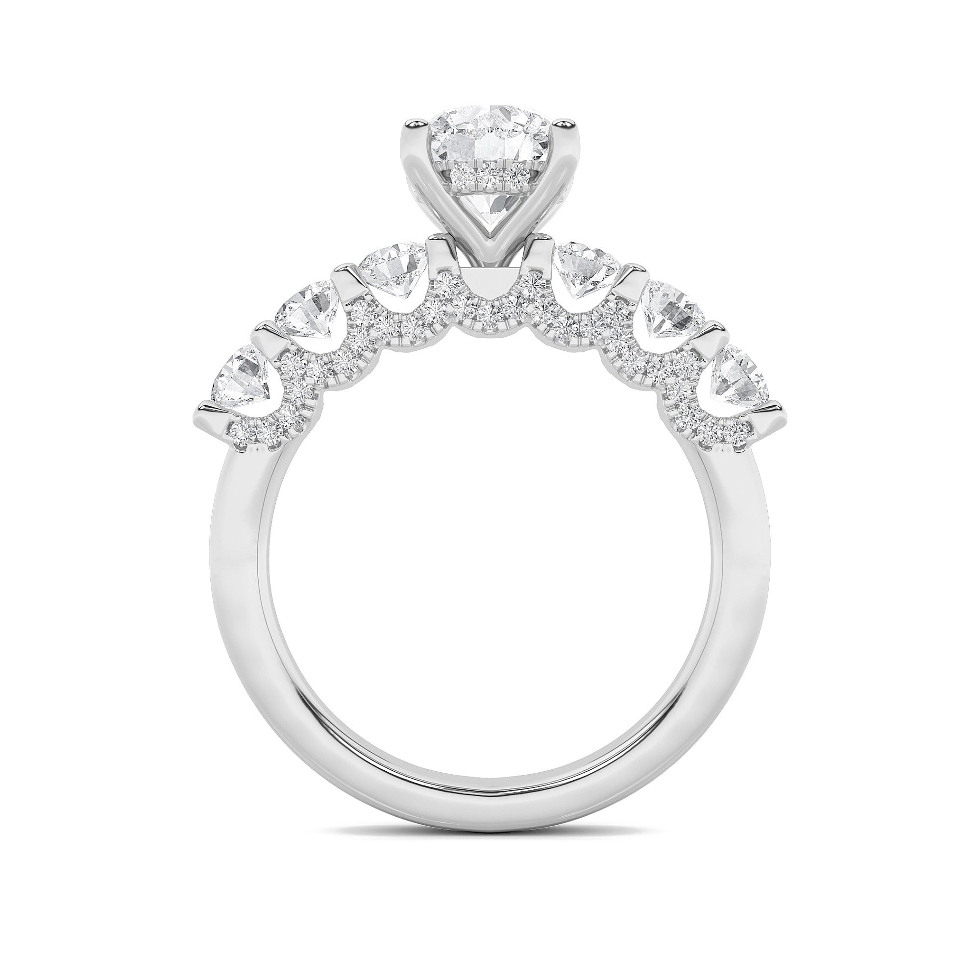 Eclipsed Radiance Bridal Ring Set 7