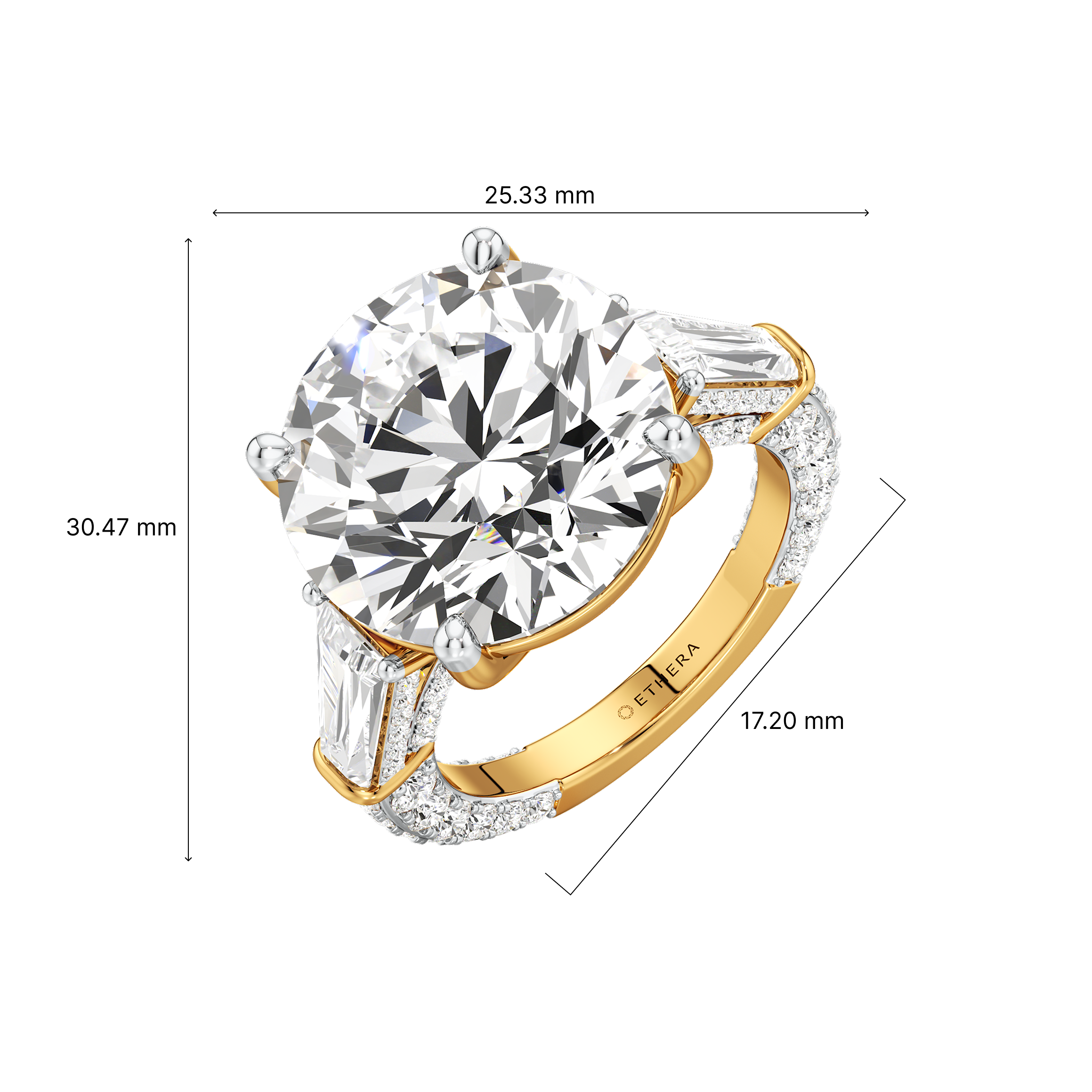 Standing Ovation Solitaire Ring 13