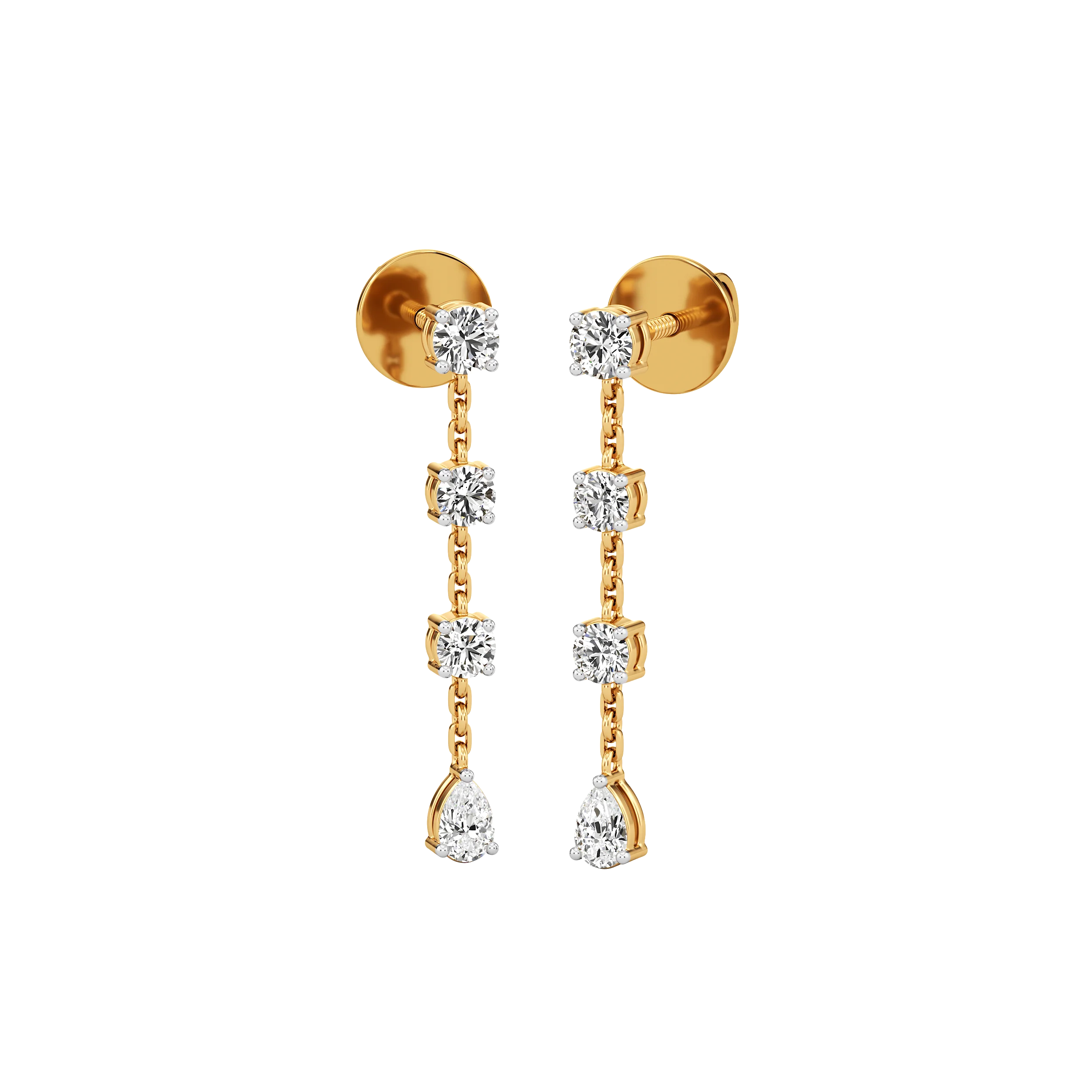 Beamline Drop Earrings