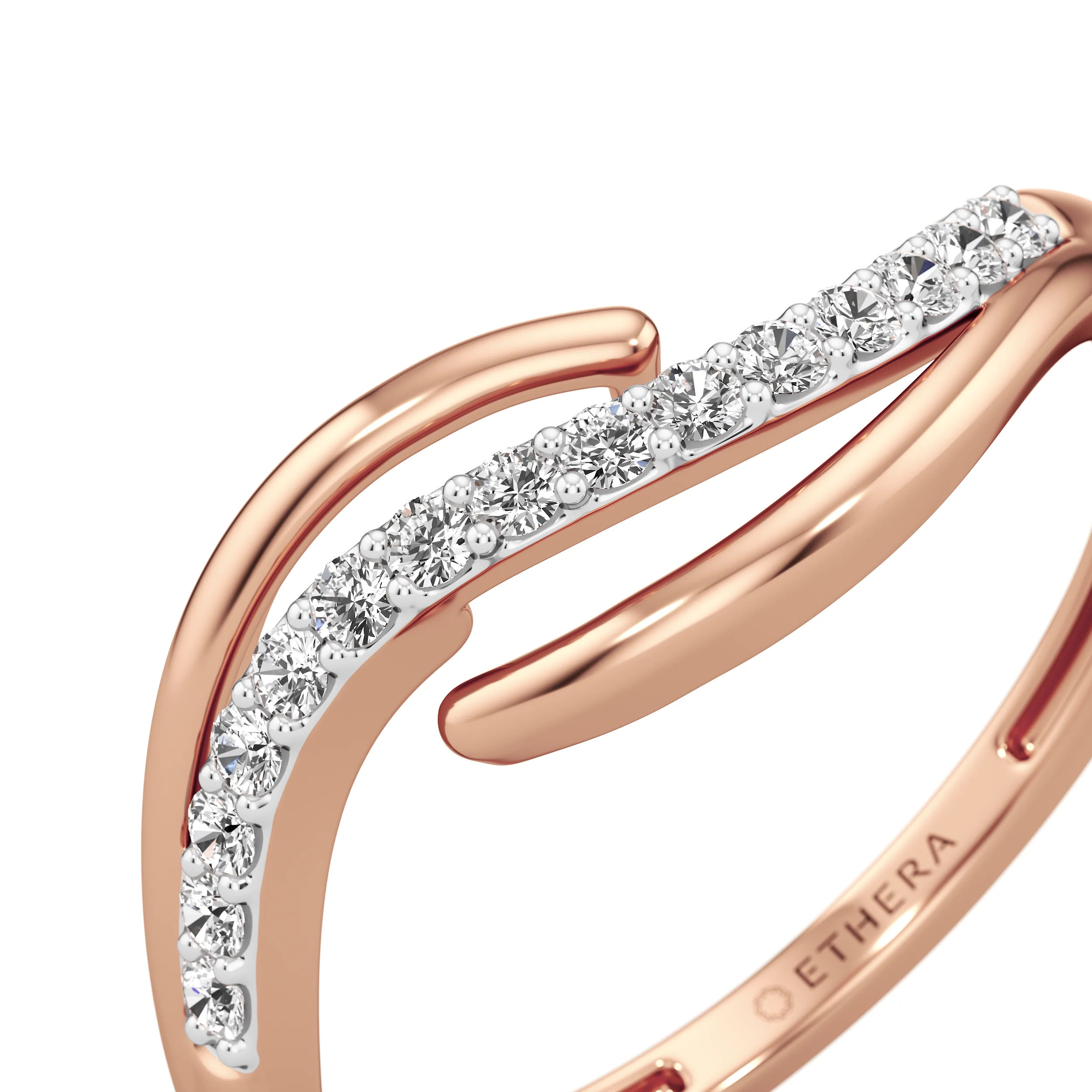 Whisper Wave Diamond Ring 12