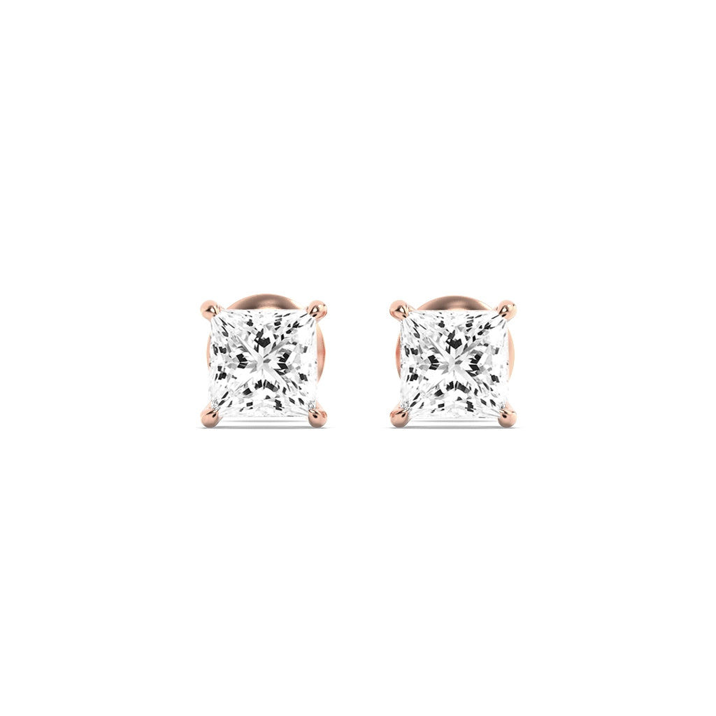 Pristine Princess Stud Earrings 3 Carat 10