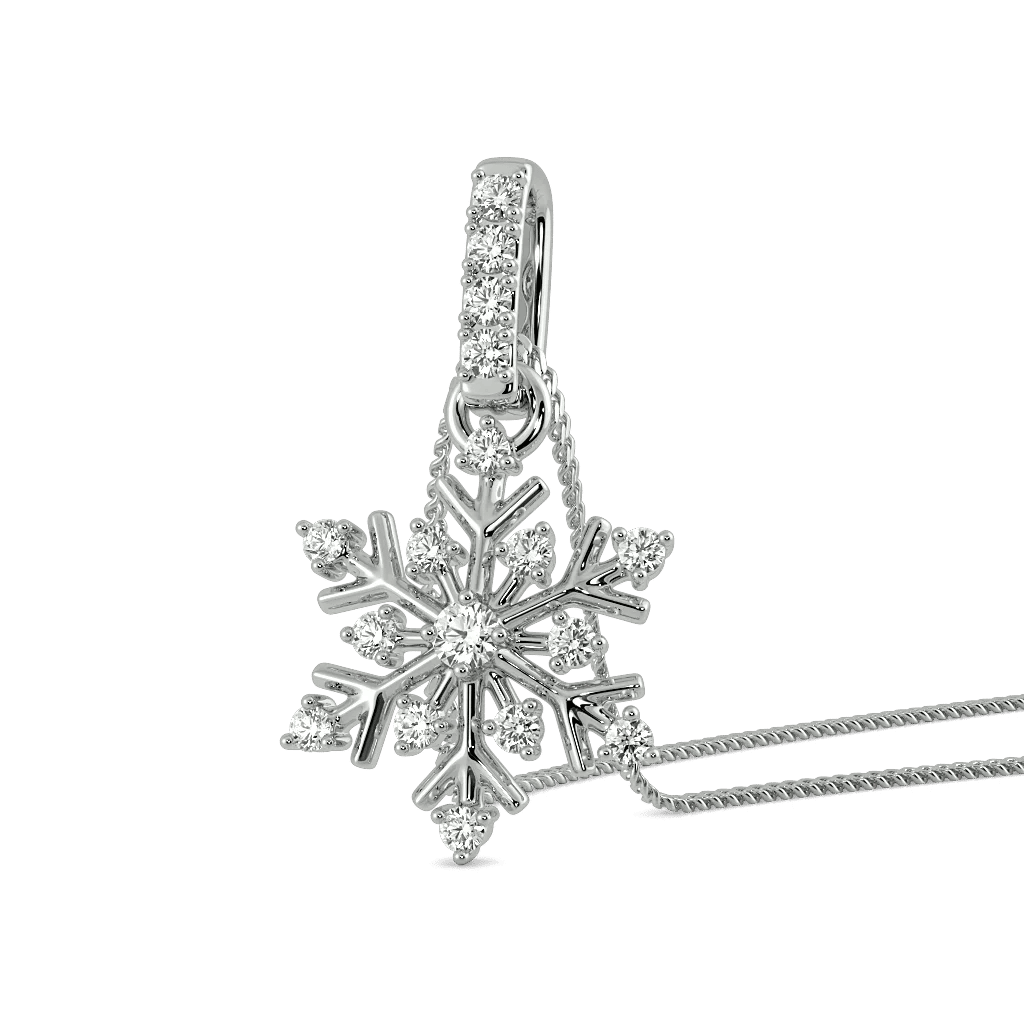 Snowline Star Charm Pendant