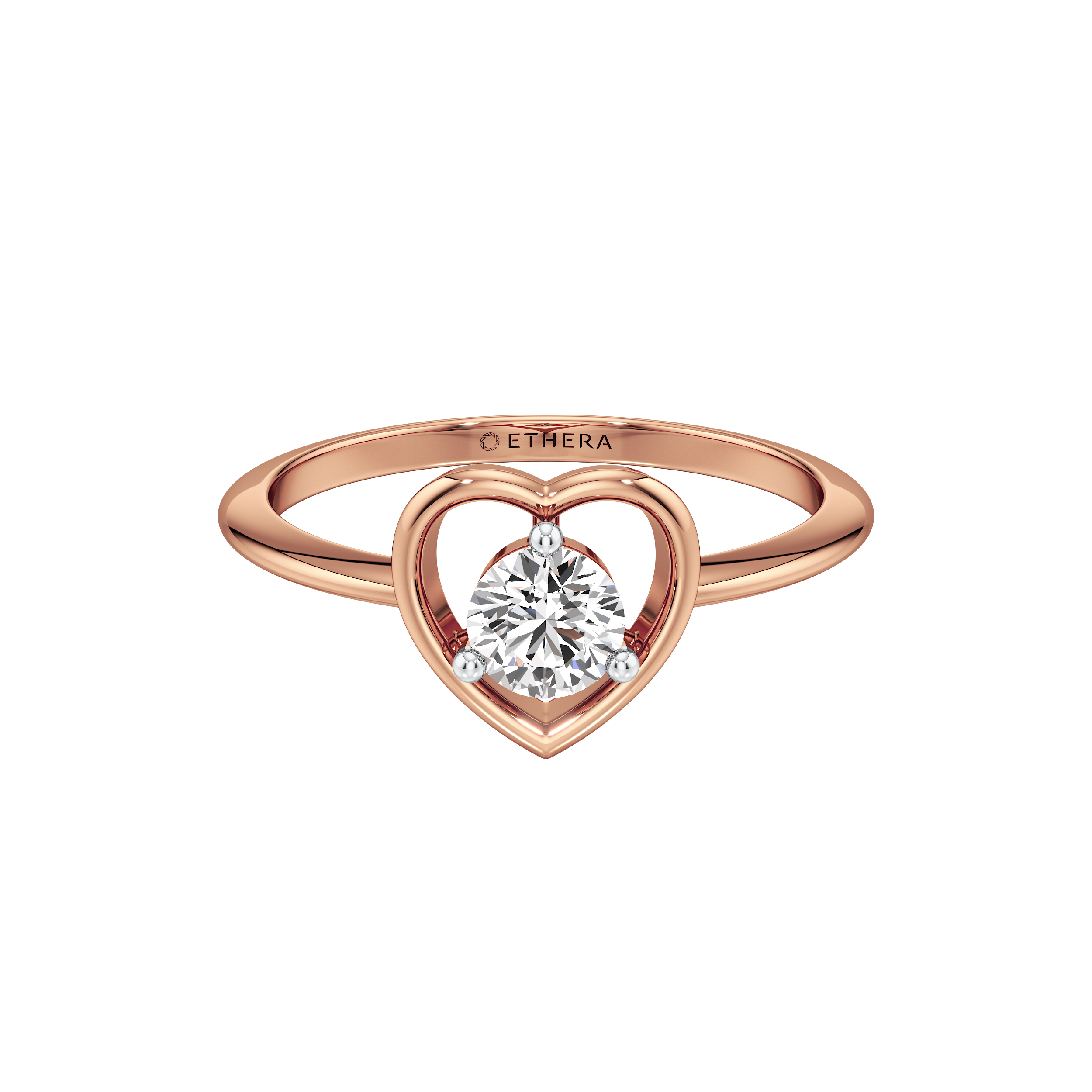 Heartline Solitaire Ring 13