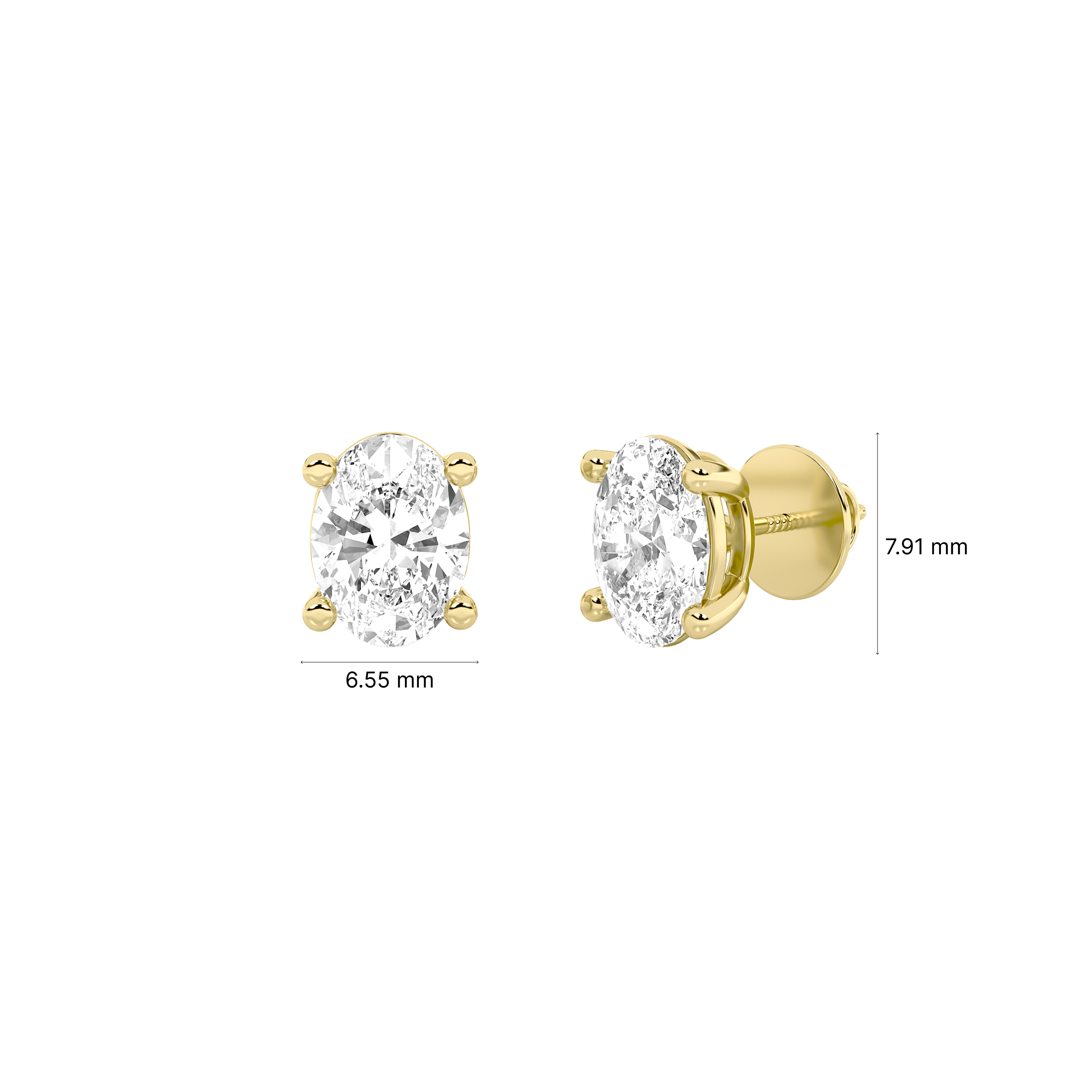 Oval Muse Studs 3
