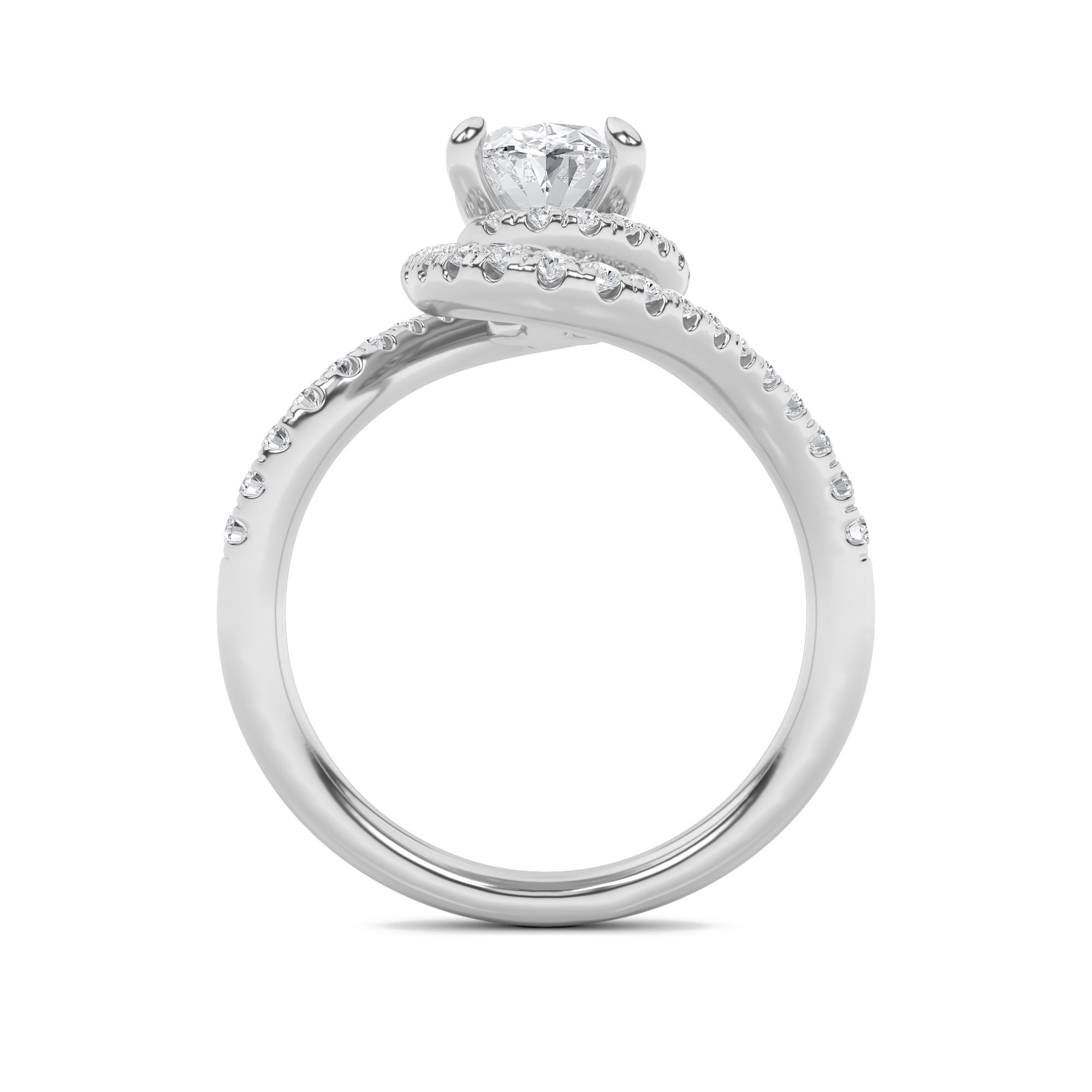 Enchanted Swirl Oval Ring 7