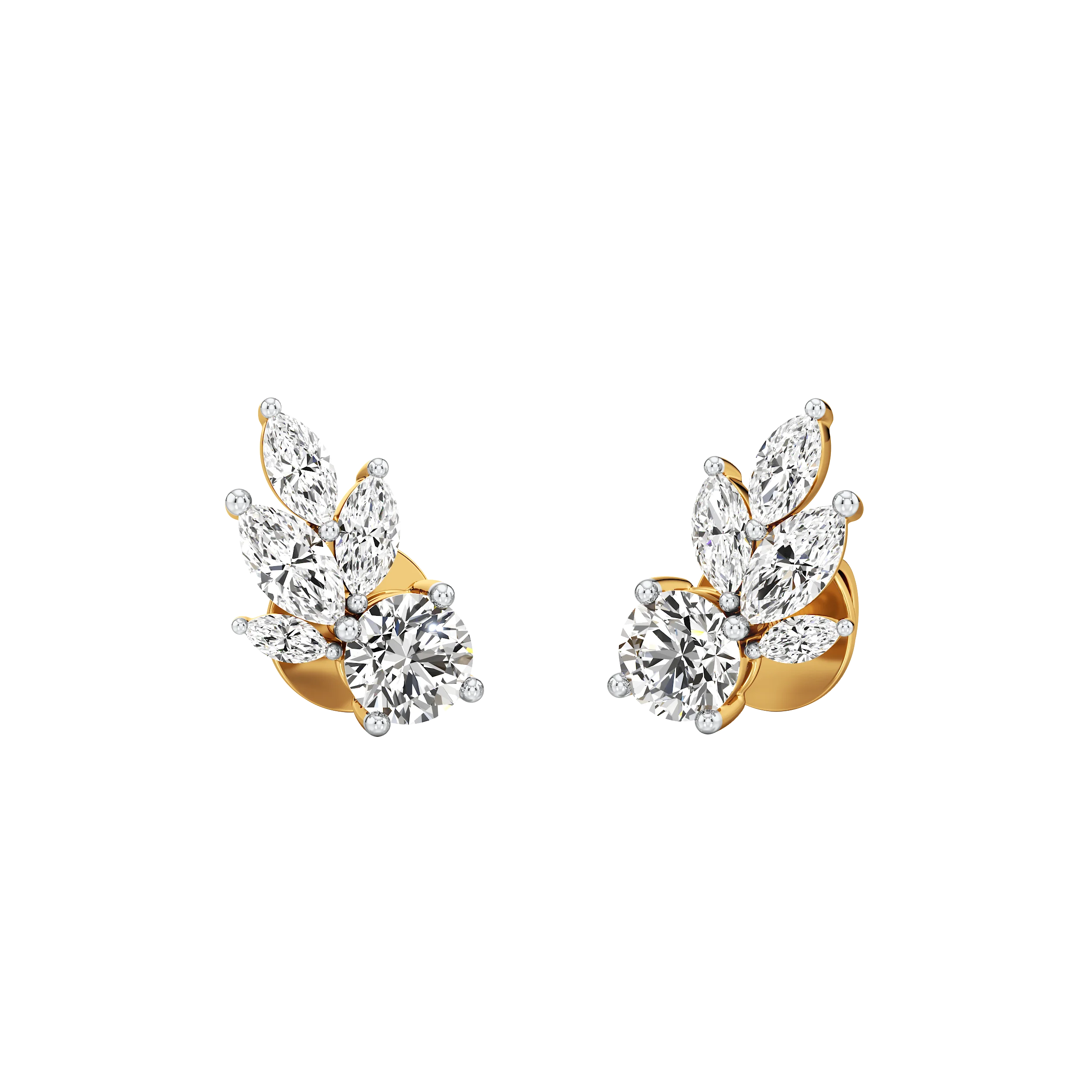 Petal Whisper Diamond Studs 0