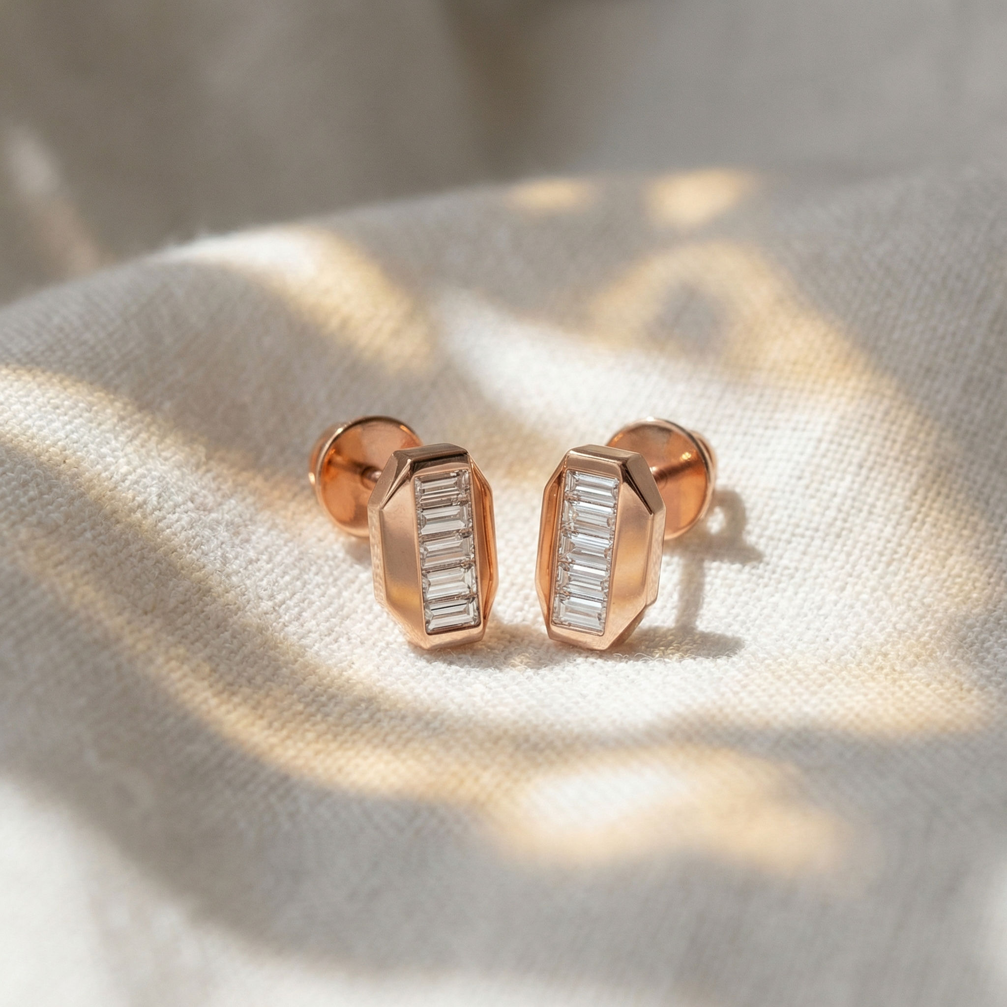 Boxed Chic Stud Earrings 3