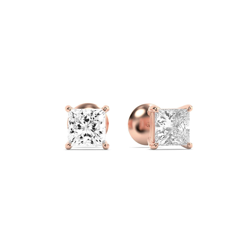 Pristine Princess Stud Earrings 3 Carat 11