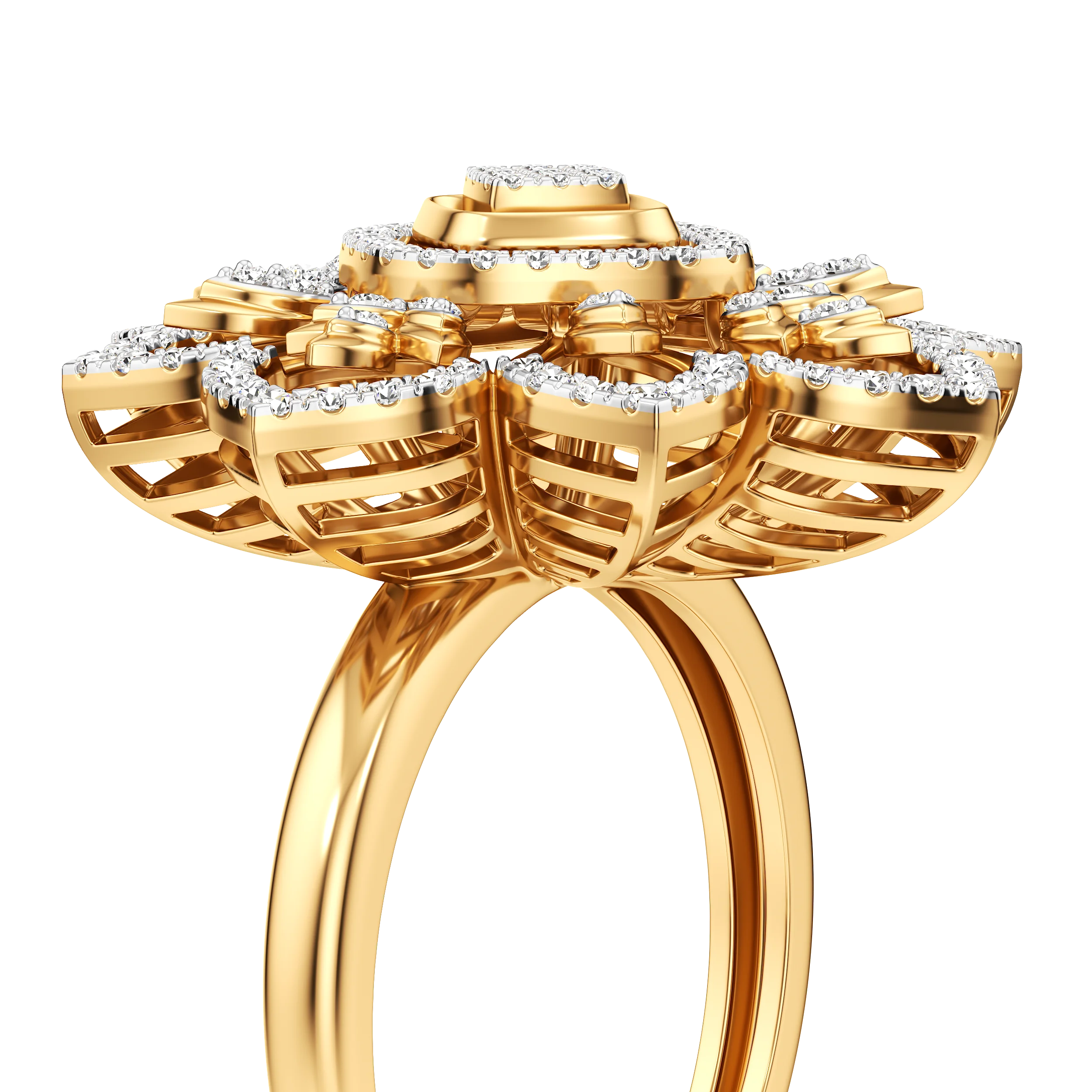 Lustre Petal Grande Ring 7