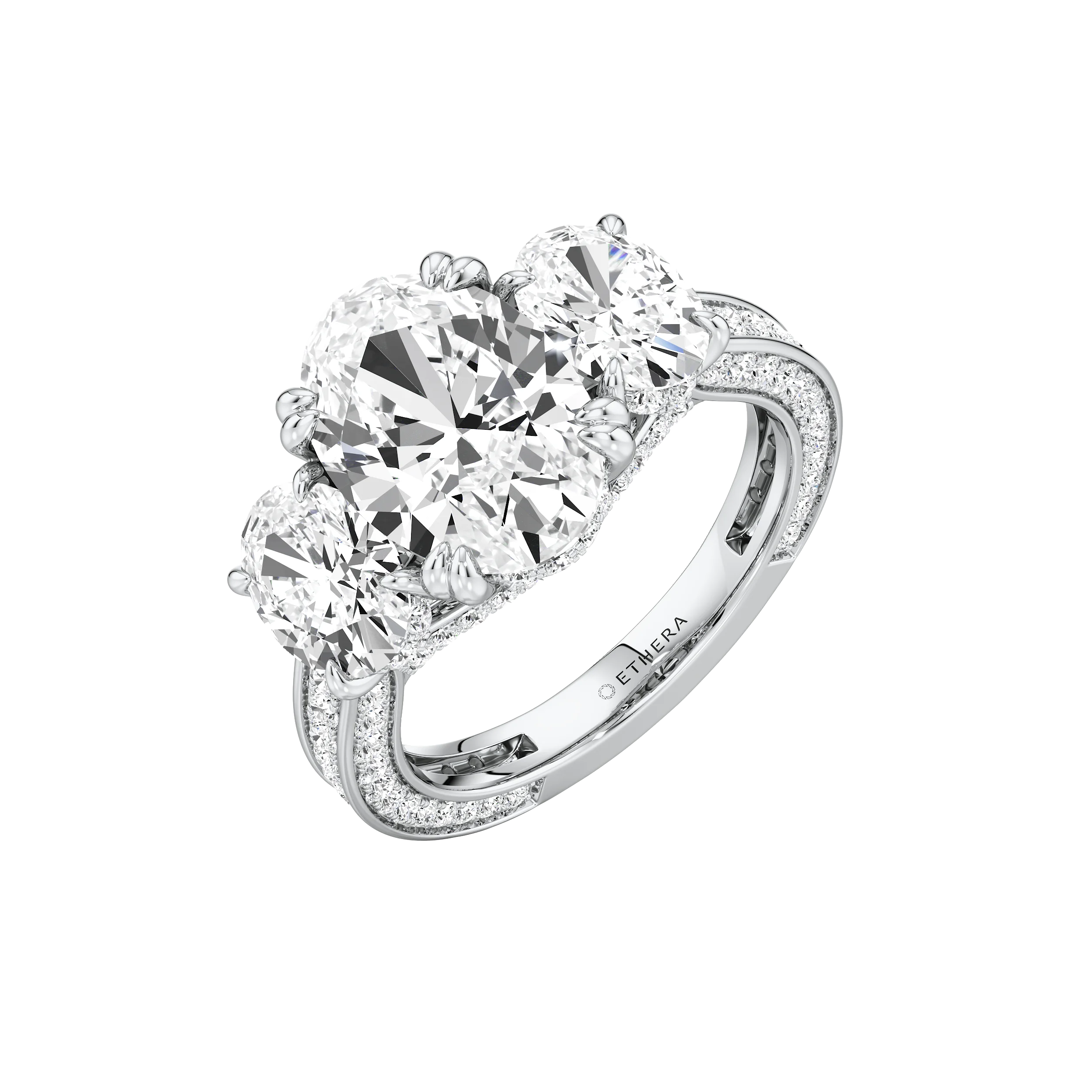 Triple Radiance Cocktail Ring 6