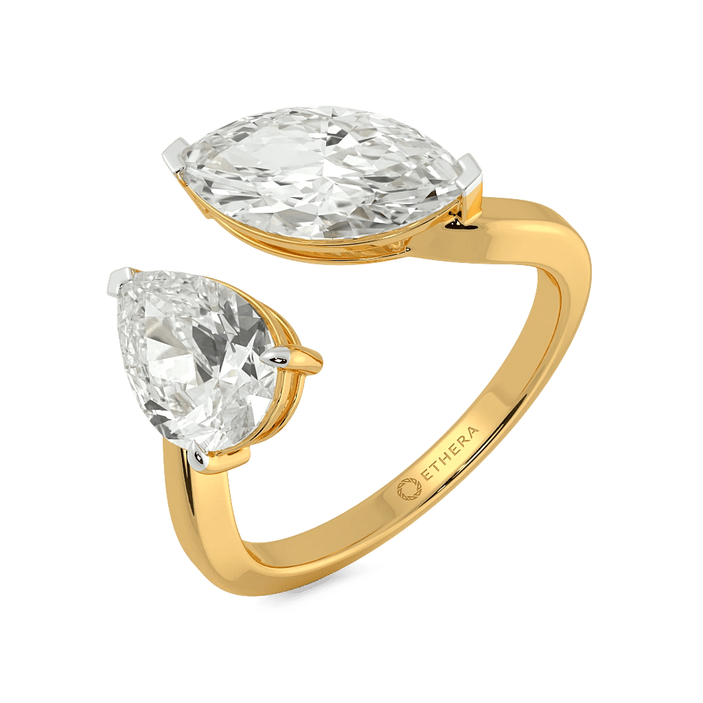 Two Of A Kind Toi et Moi Ring