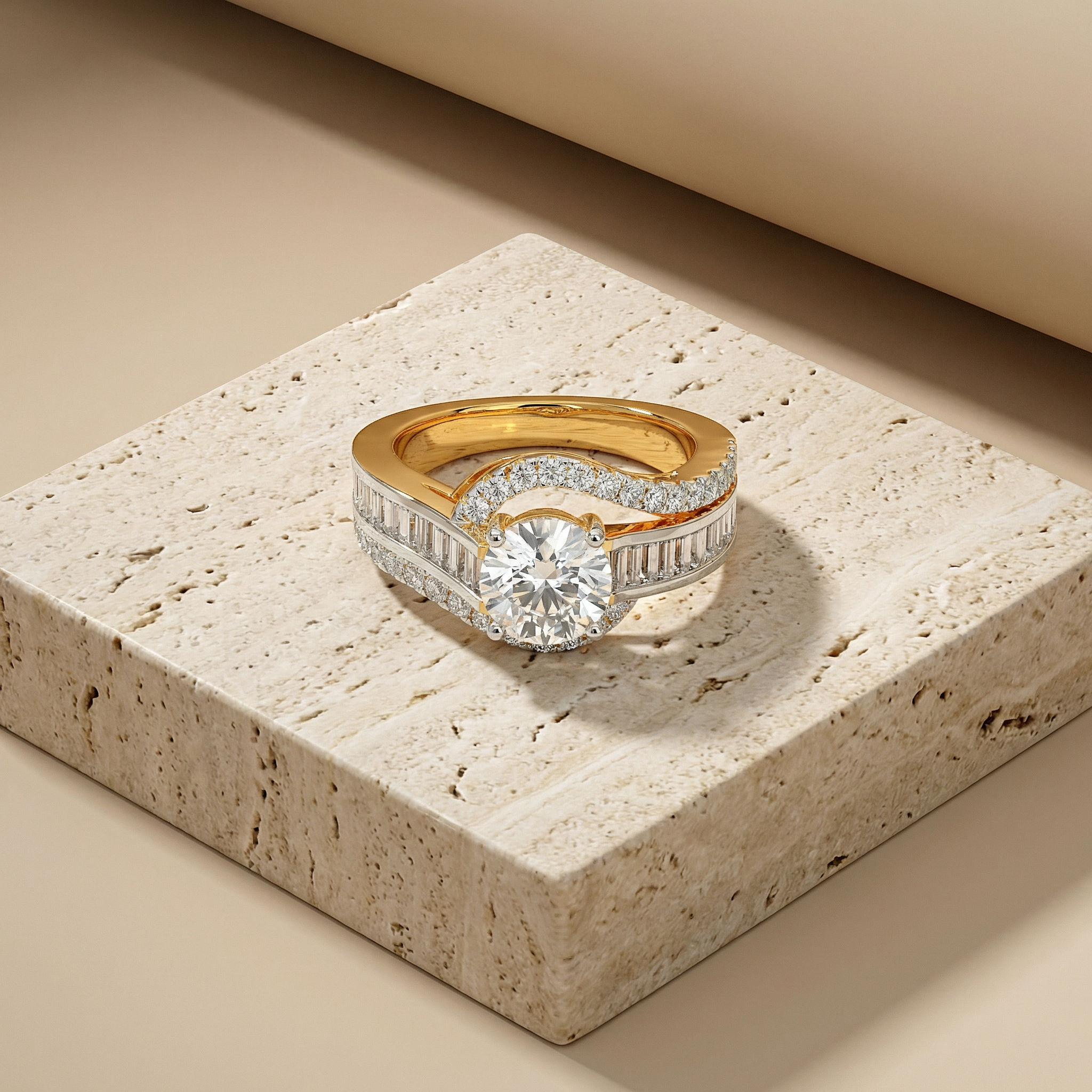 Radiant Crossband Ring 3