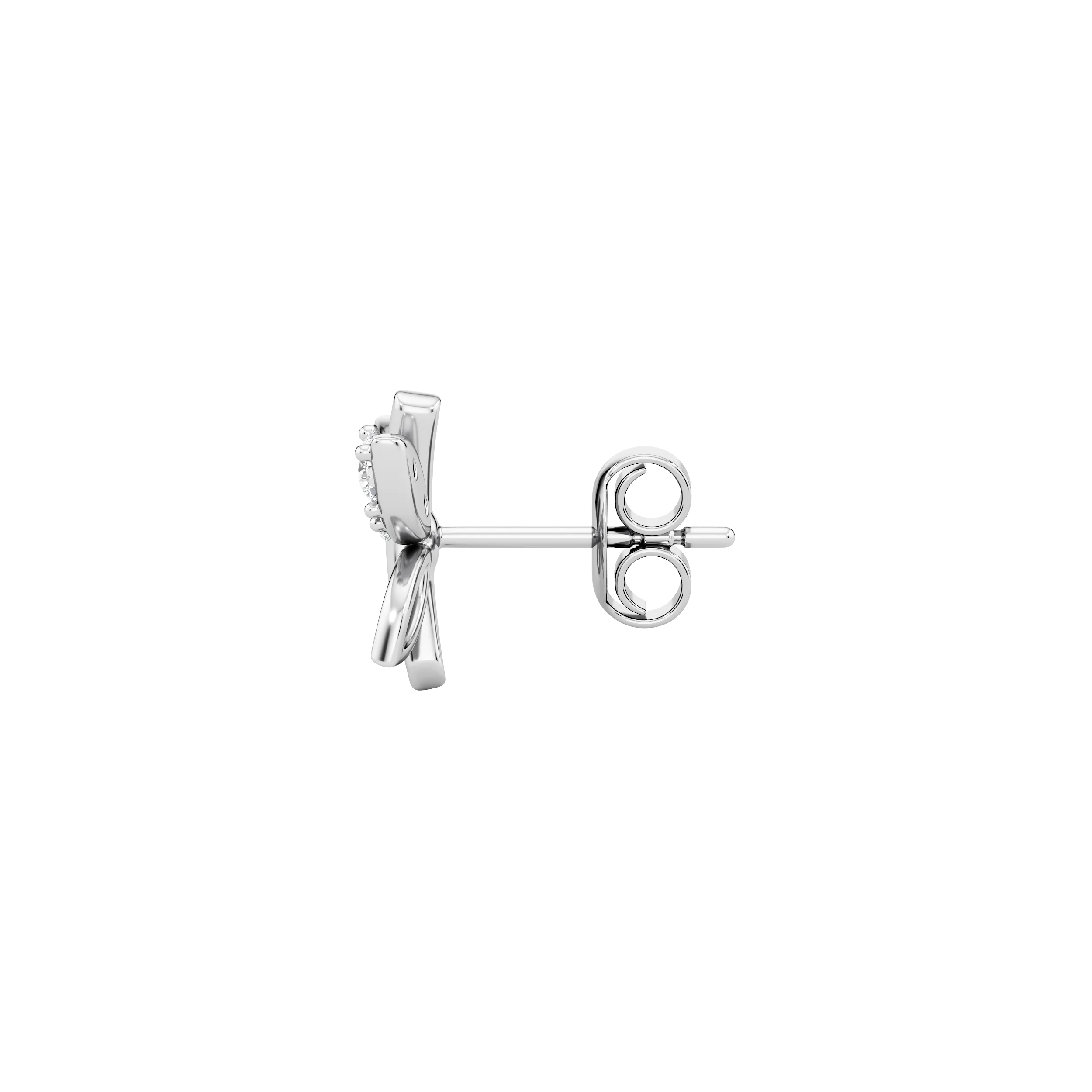 Flutterleaf Diamond Studs 5