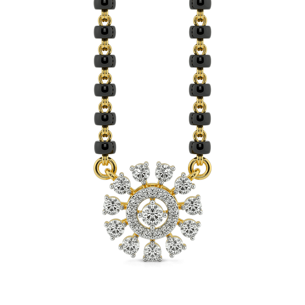 Sunbloom Pendant Mangalsutra 0