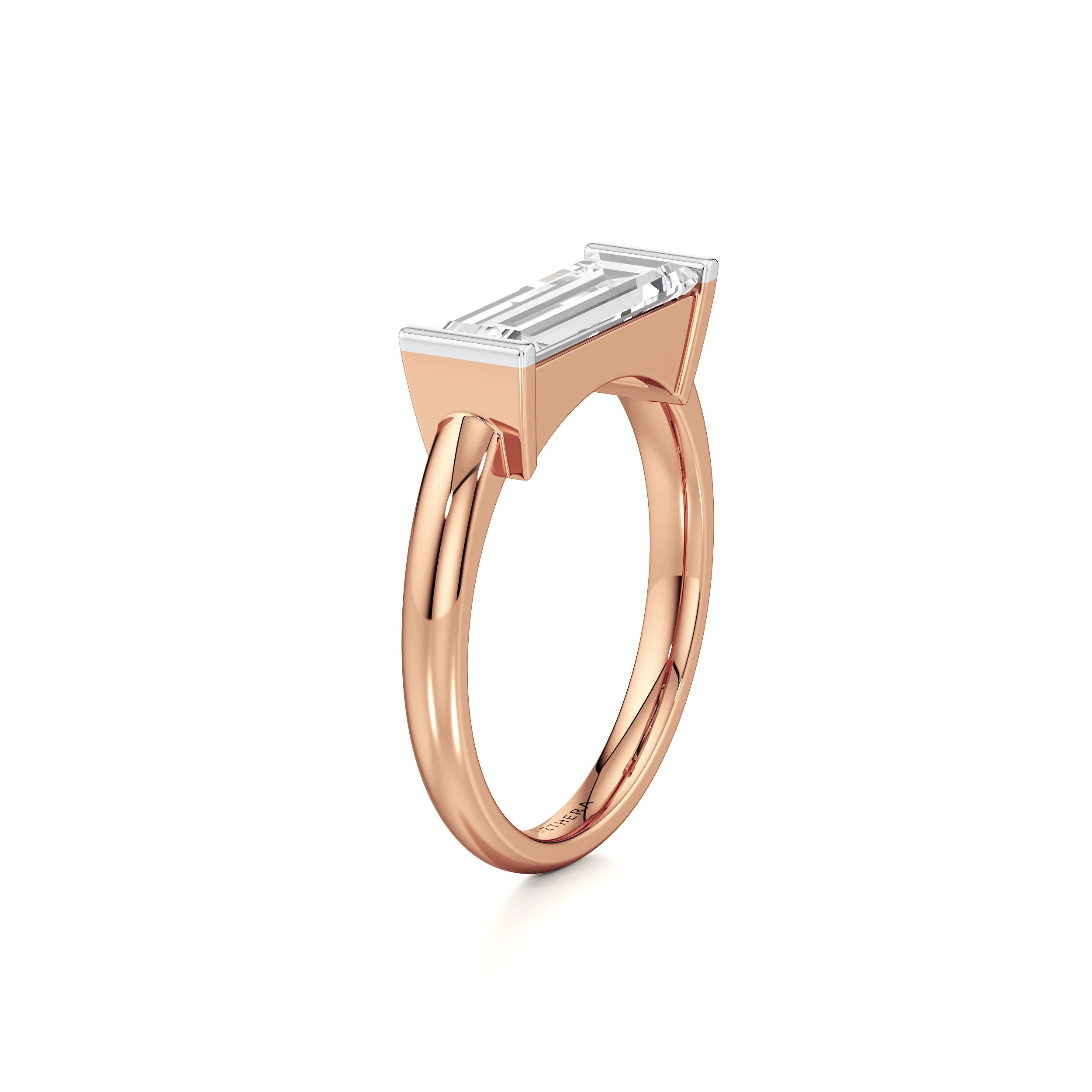 Westward Glow Solitaire Ring 12
